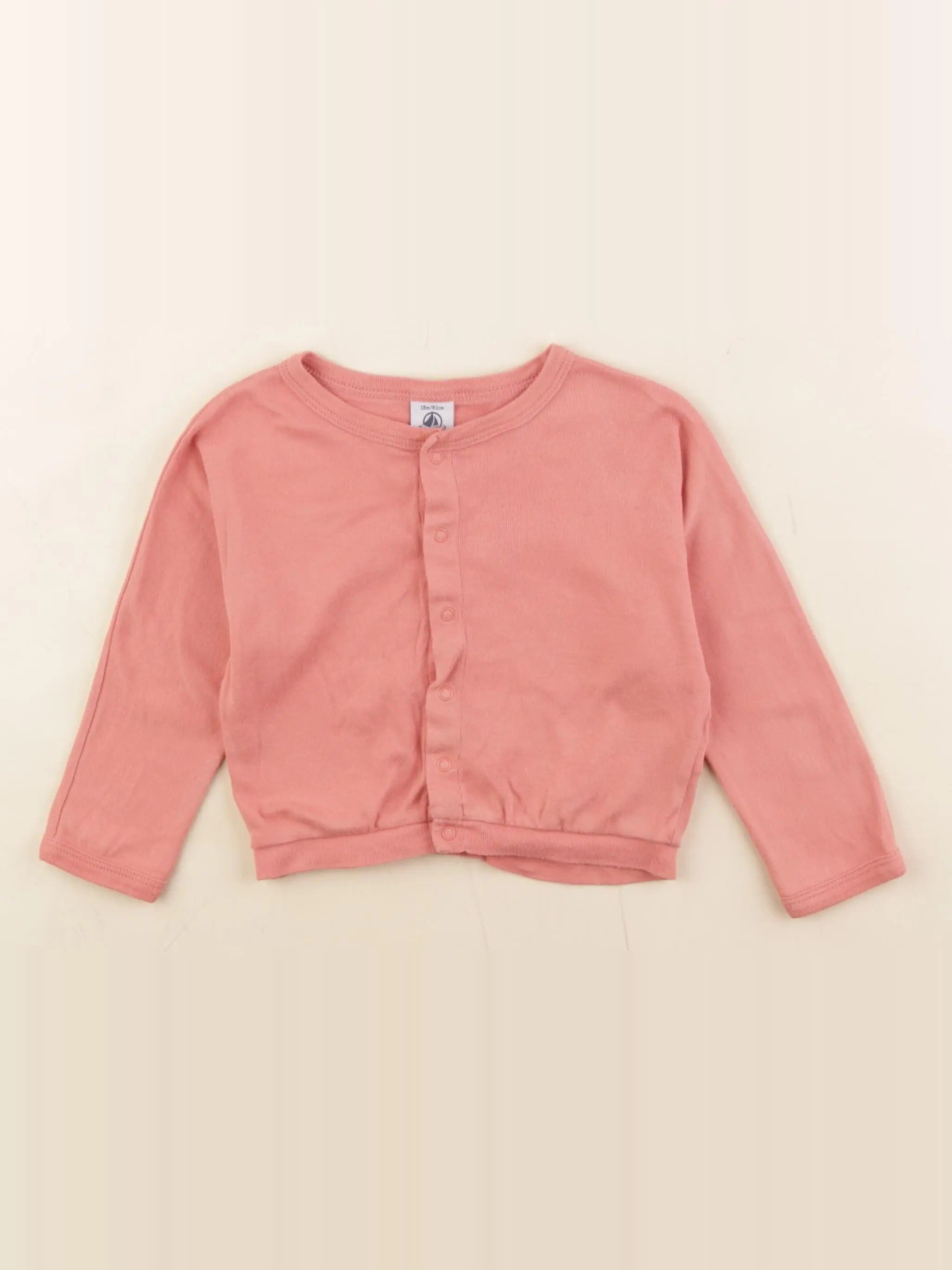 Petit Bateau - tee-shirt rose - 18 mois