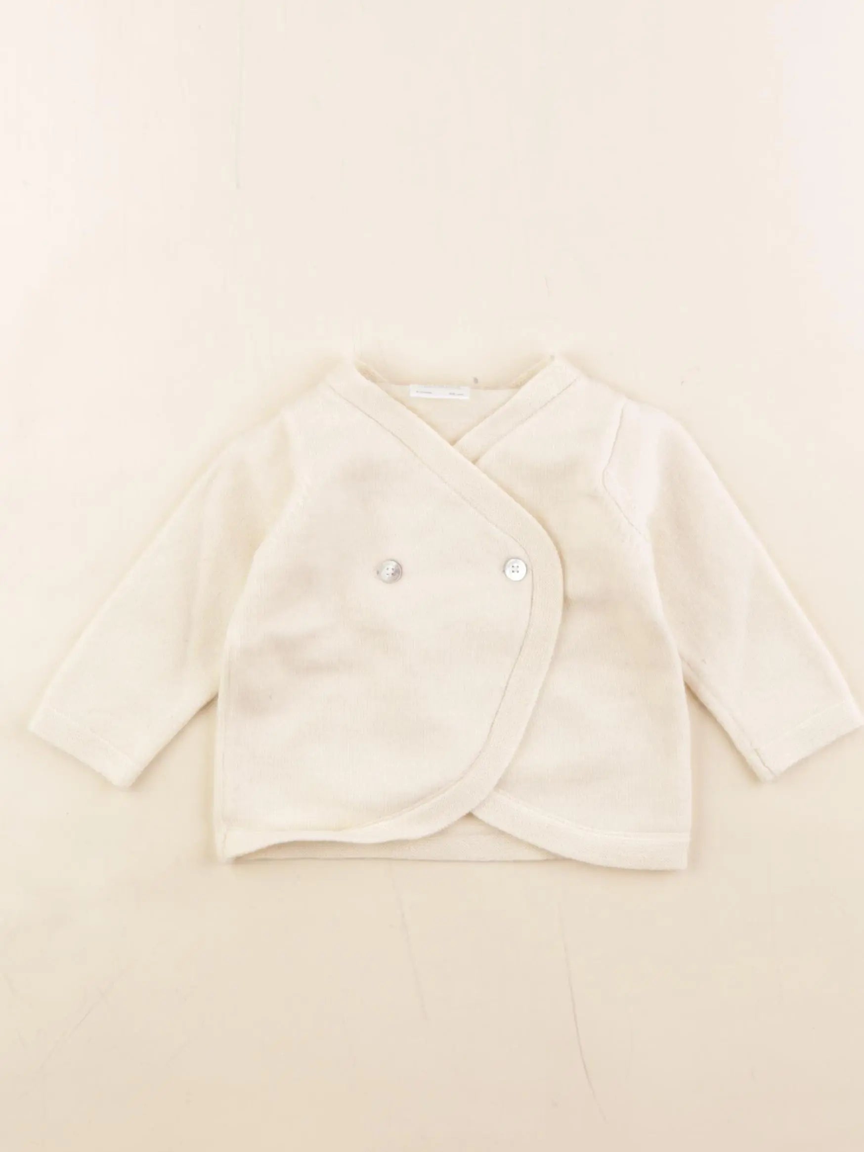 Natalys - gilet beige - 6 mois