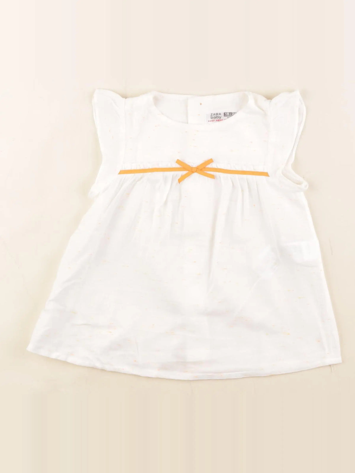 Zara - robe blanc - 18/24 mois