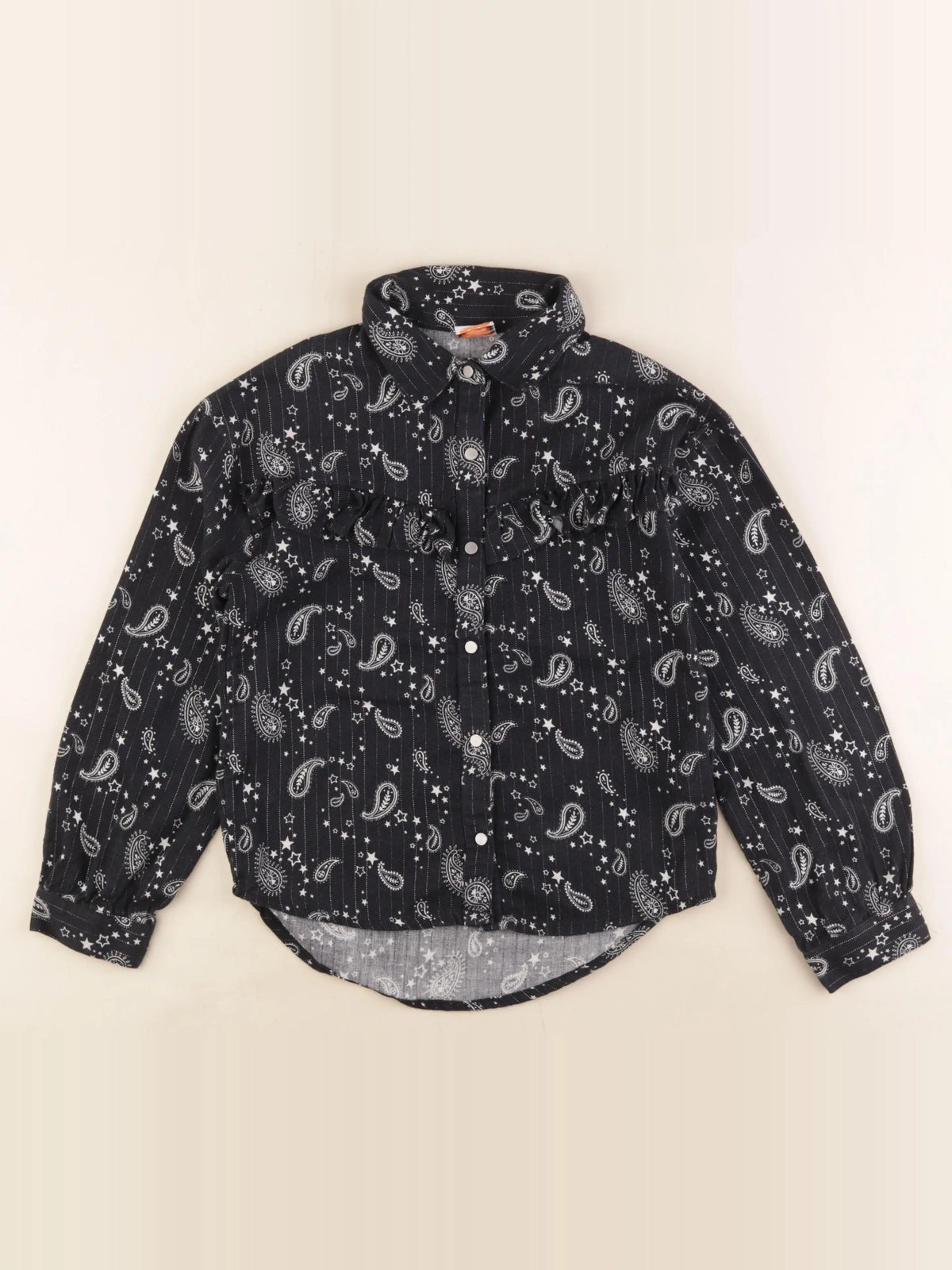 Tape à l'oeil - blouse noir, argent - 10 ans
