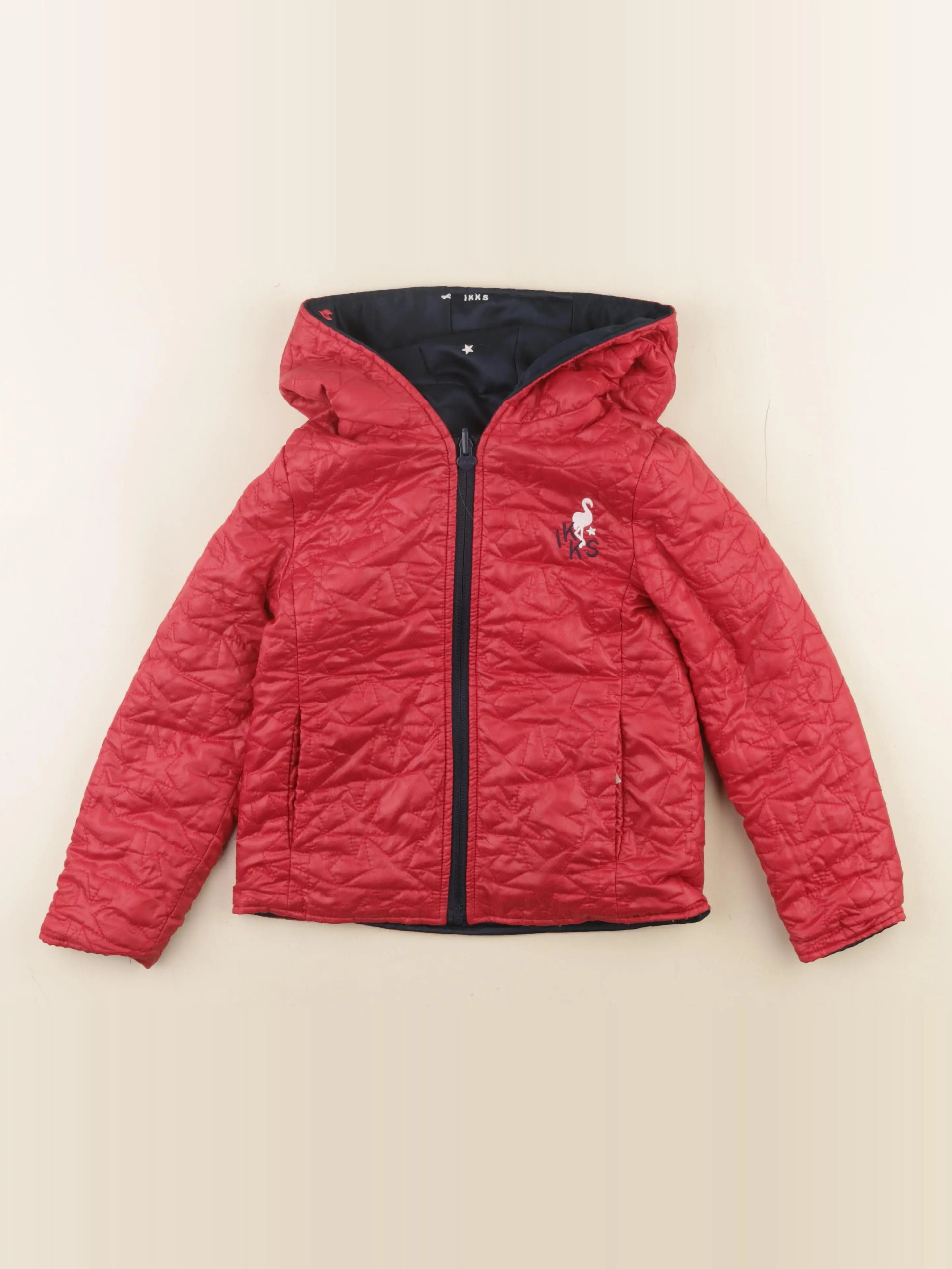 IKKS - veste bleu, rouge - 6 ans