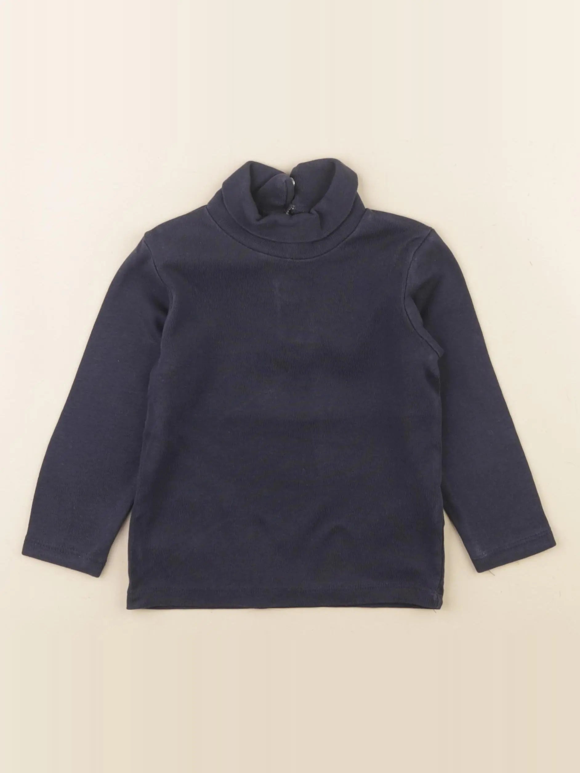Vertbaudet - sous-pull bleu - 18 mois