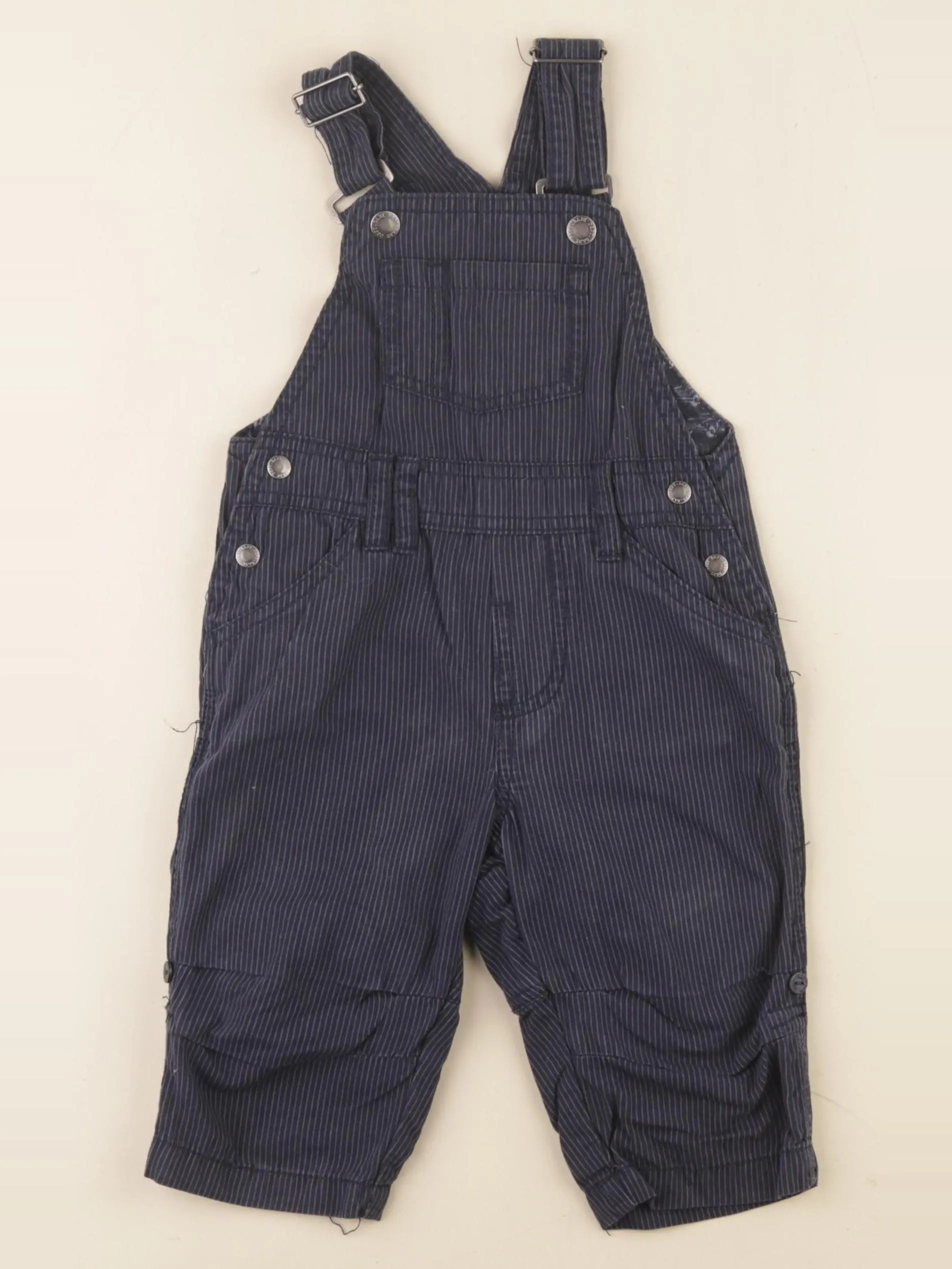 H&M - salopette bleu - 6/9 mois