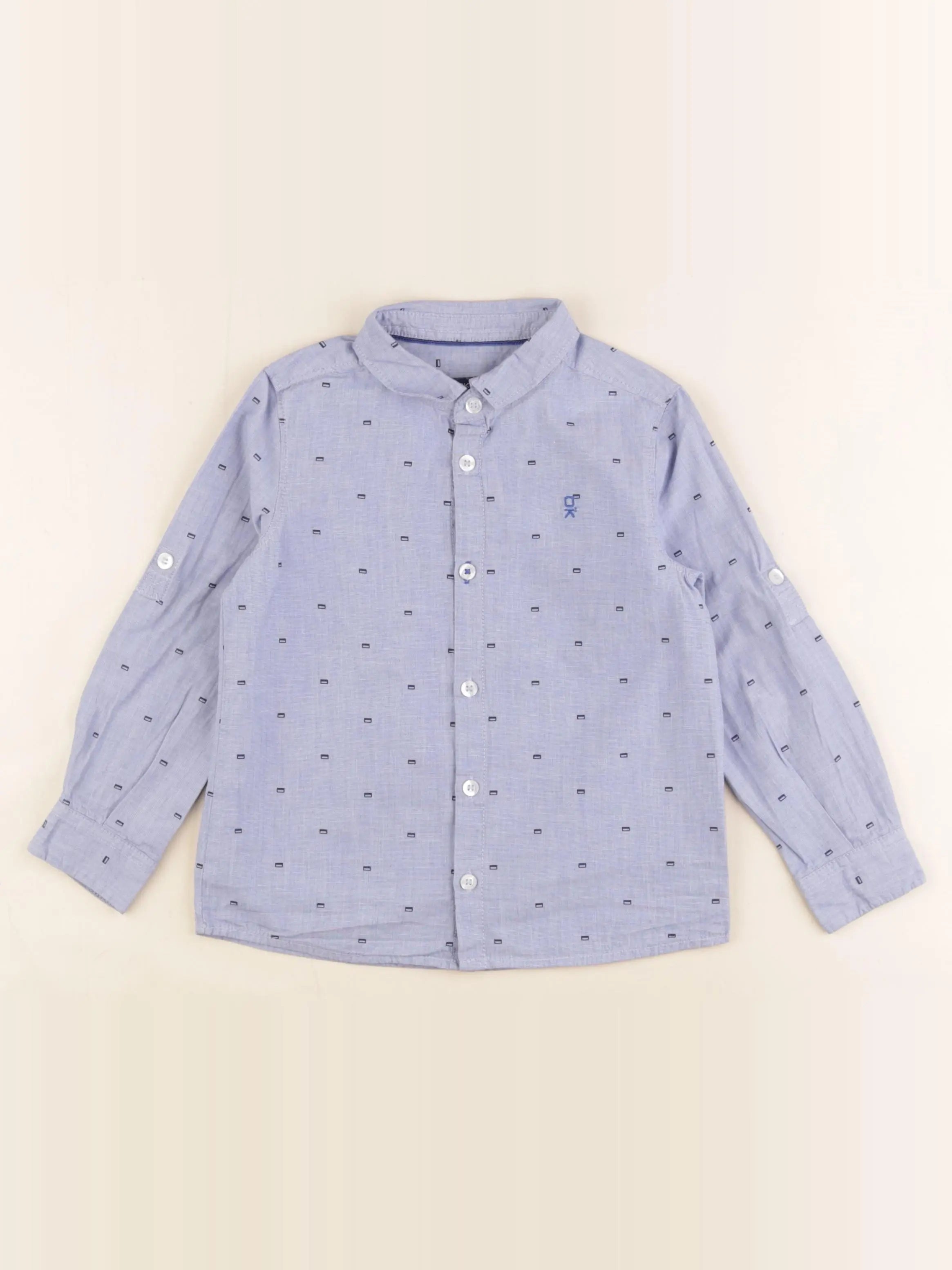Okaidi - chemise bleu - 3 ans