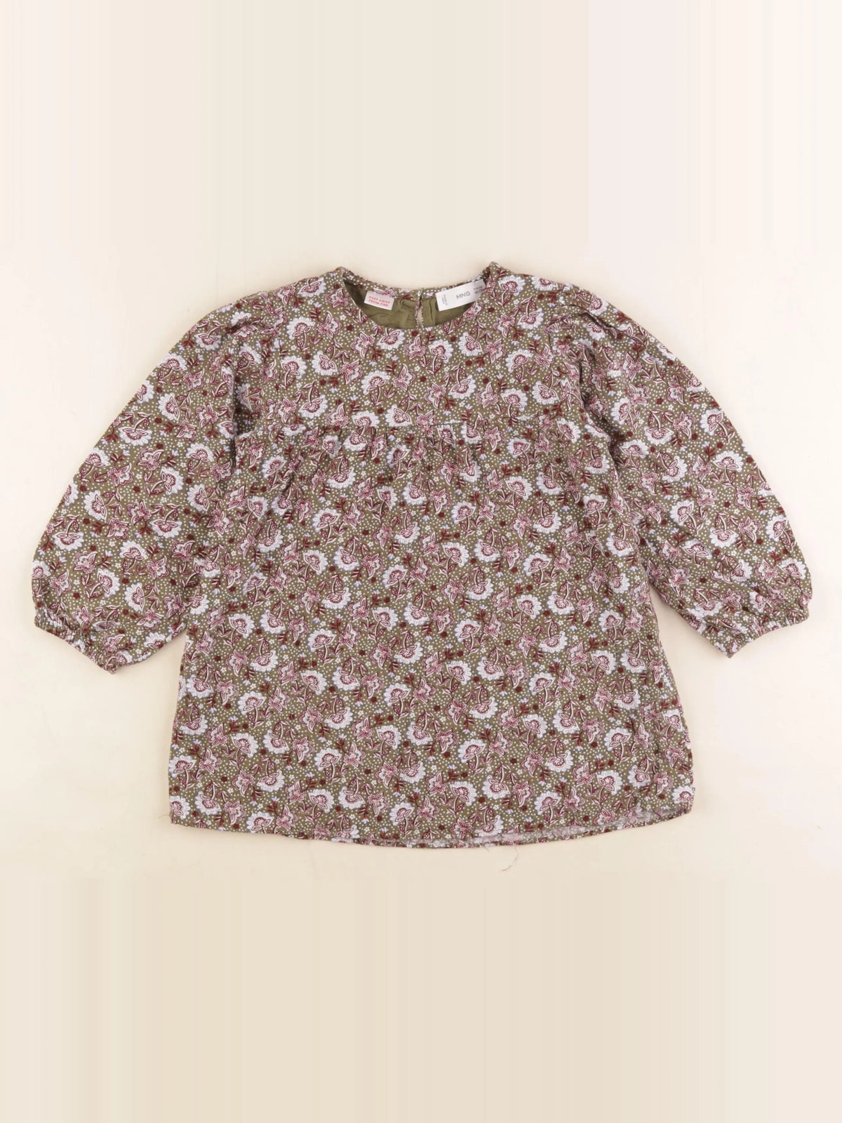 Mango - robe vert - 2/3 ans