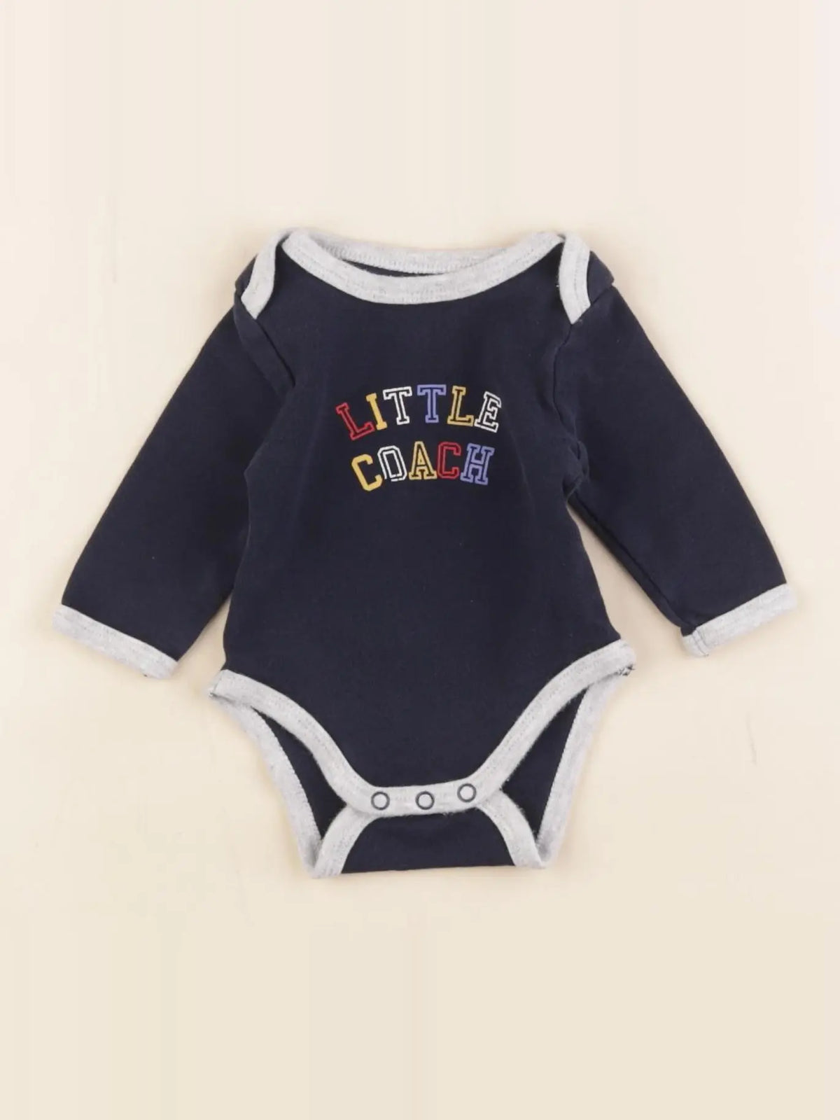 Vertbaudet - body bleu - 1 mois