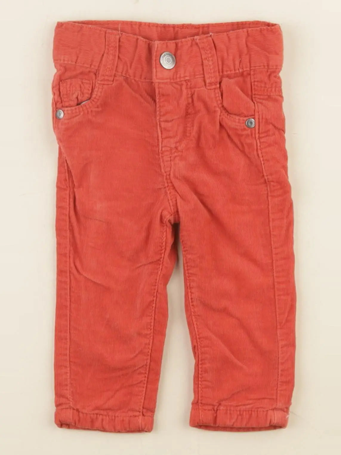 Tape à l'oeil - pantalon orange - 3 mois