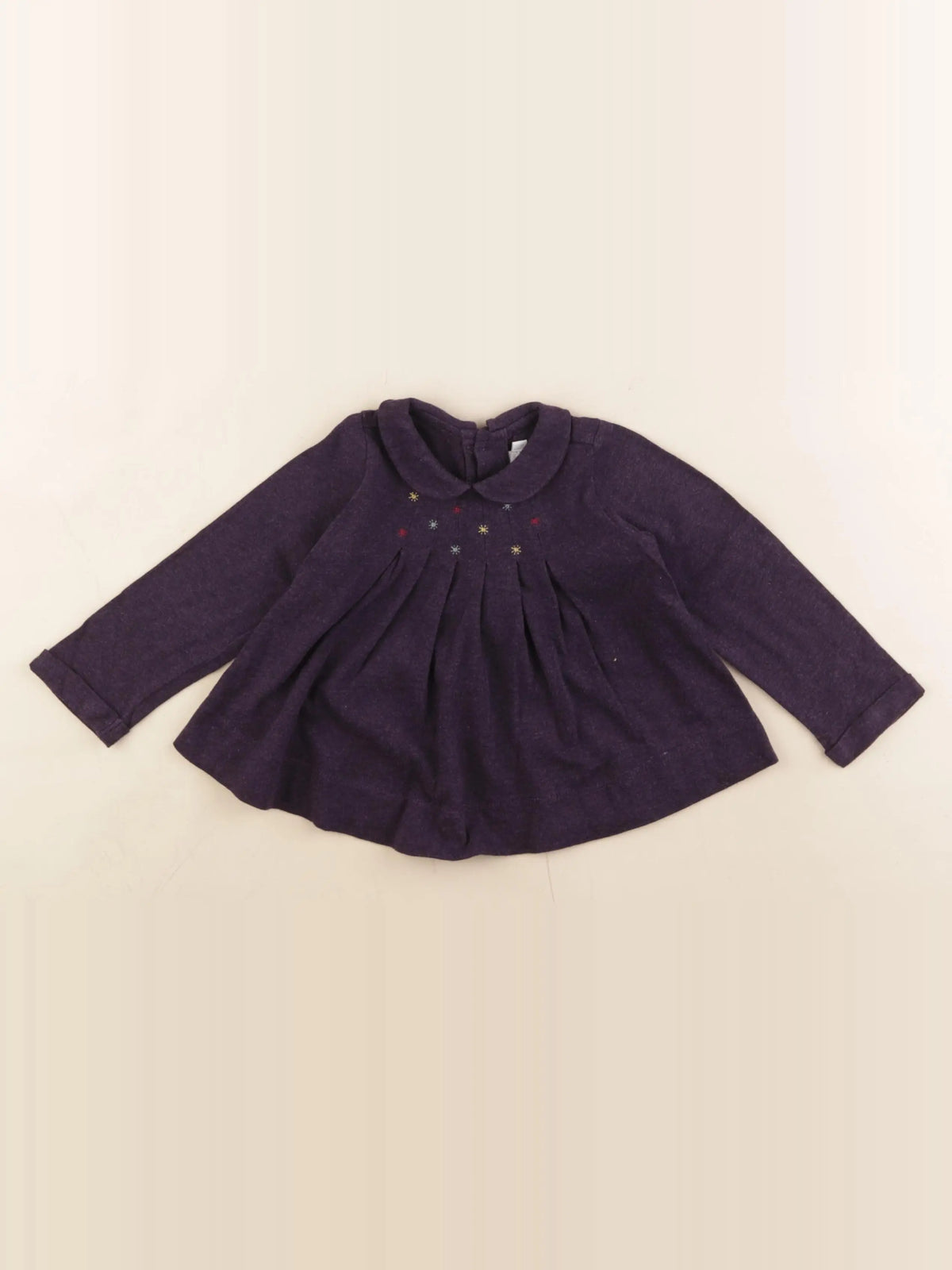 Natalys - tee-shirt violet - 12 mois