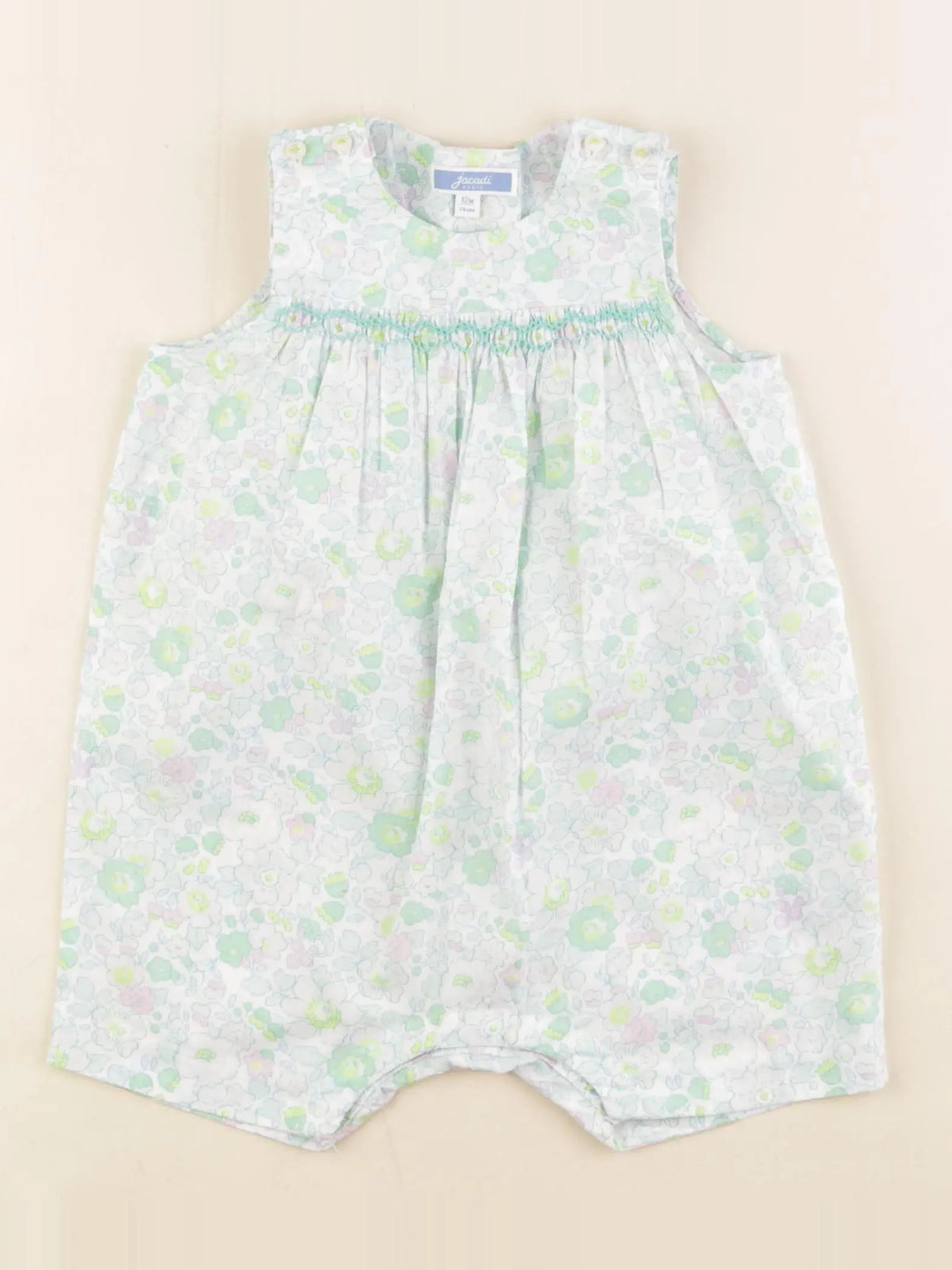 Jacadi - combinaison liberty vert - 12 mois