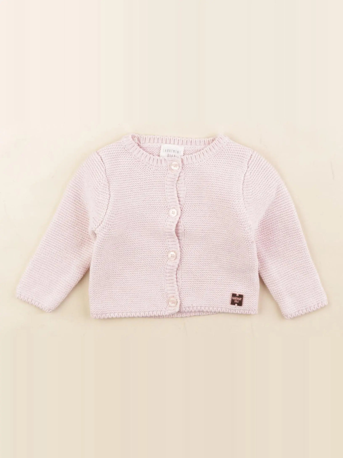 Carrément Beau - gilet rose - 3 mois