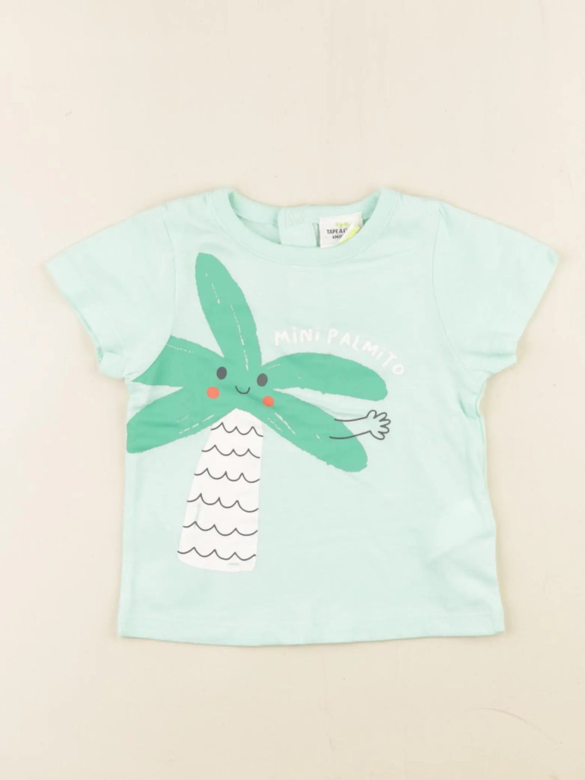 Tape à l'oeil - tee-shirt vert - 6 mois