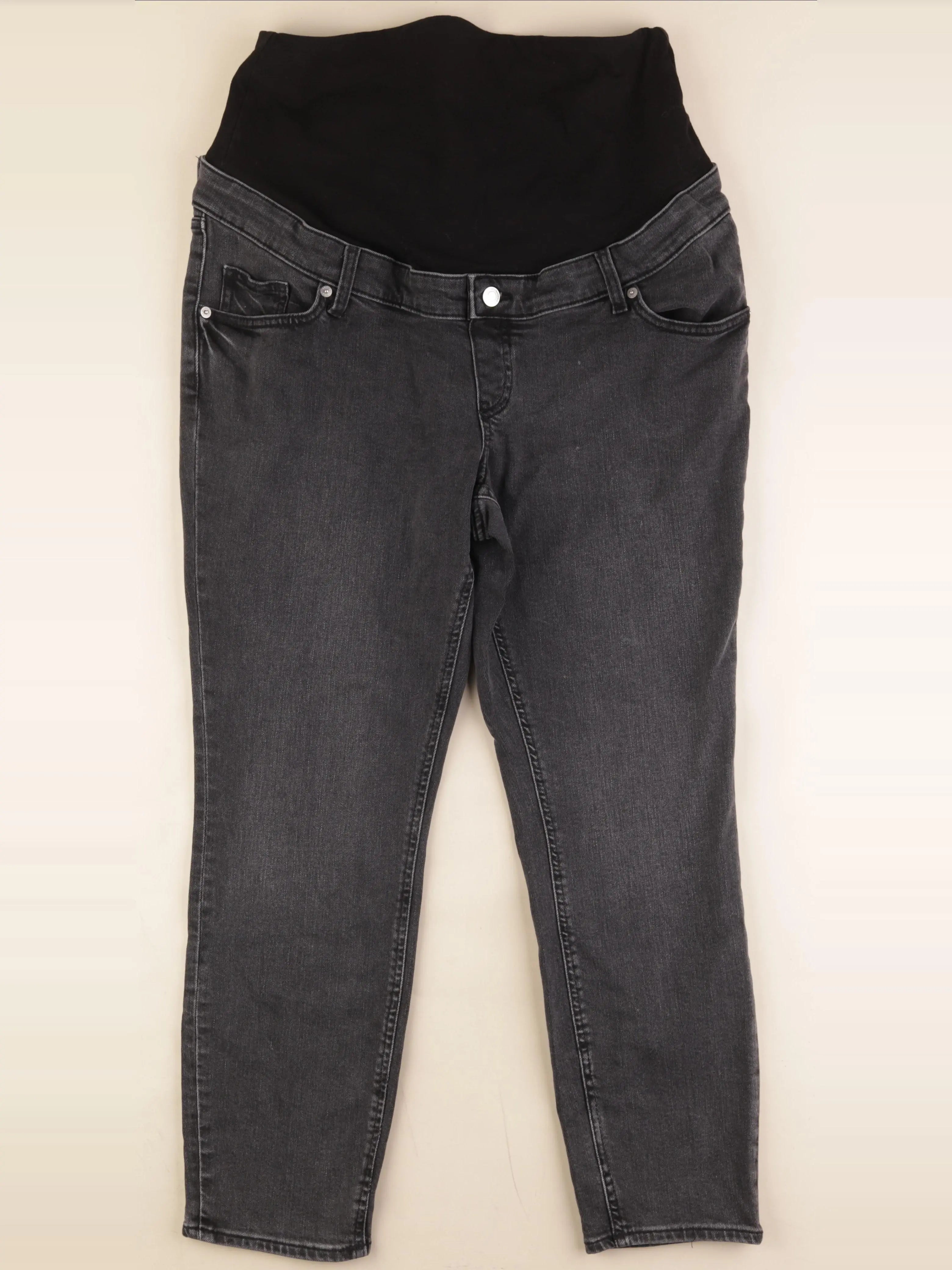 H&M - jean grossesse gris - l