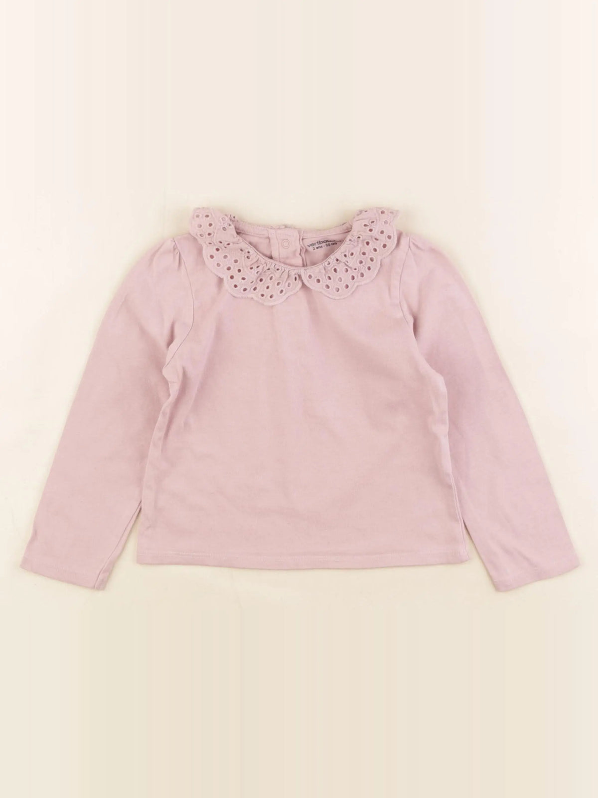 Vertbaudet - tee-shirt rose - 2 ans