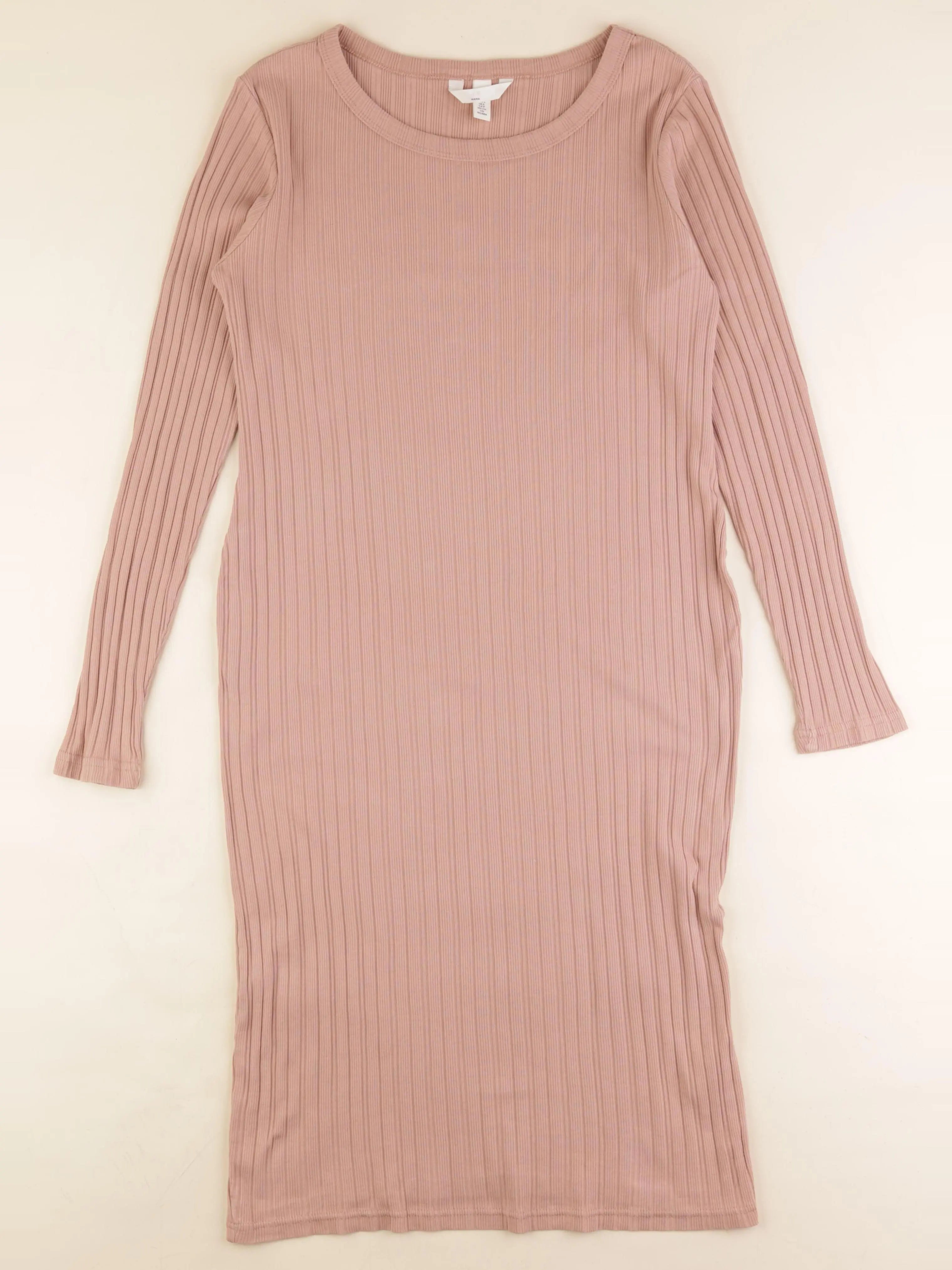 H&M - robe grossesse rose - s