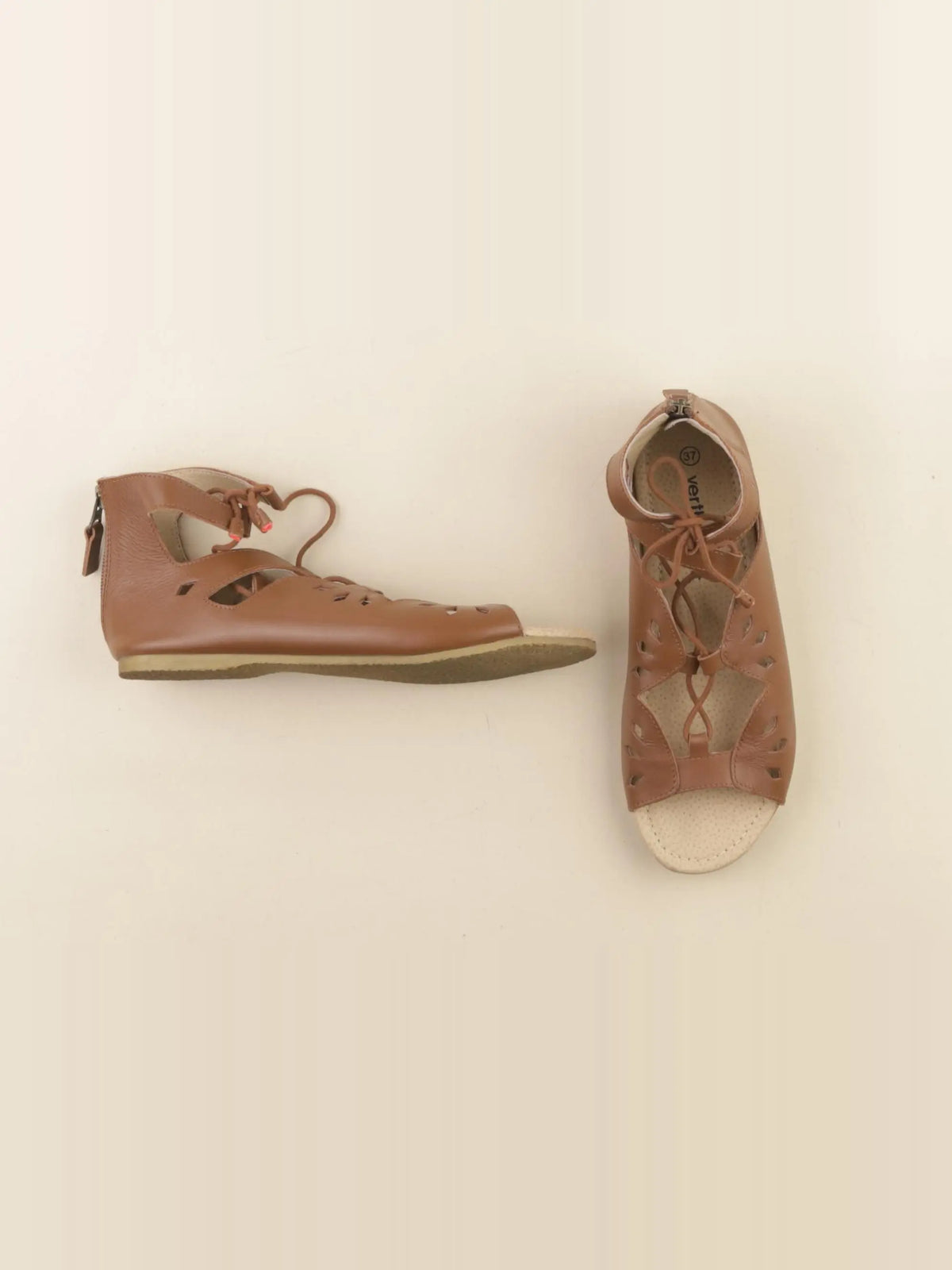 Vertbaudet - sandales marron - pointure 37