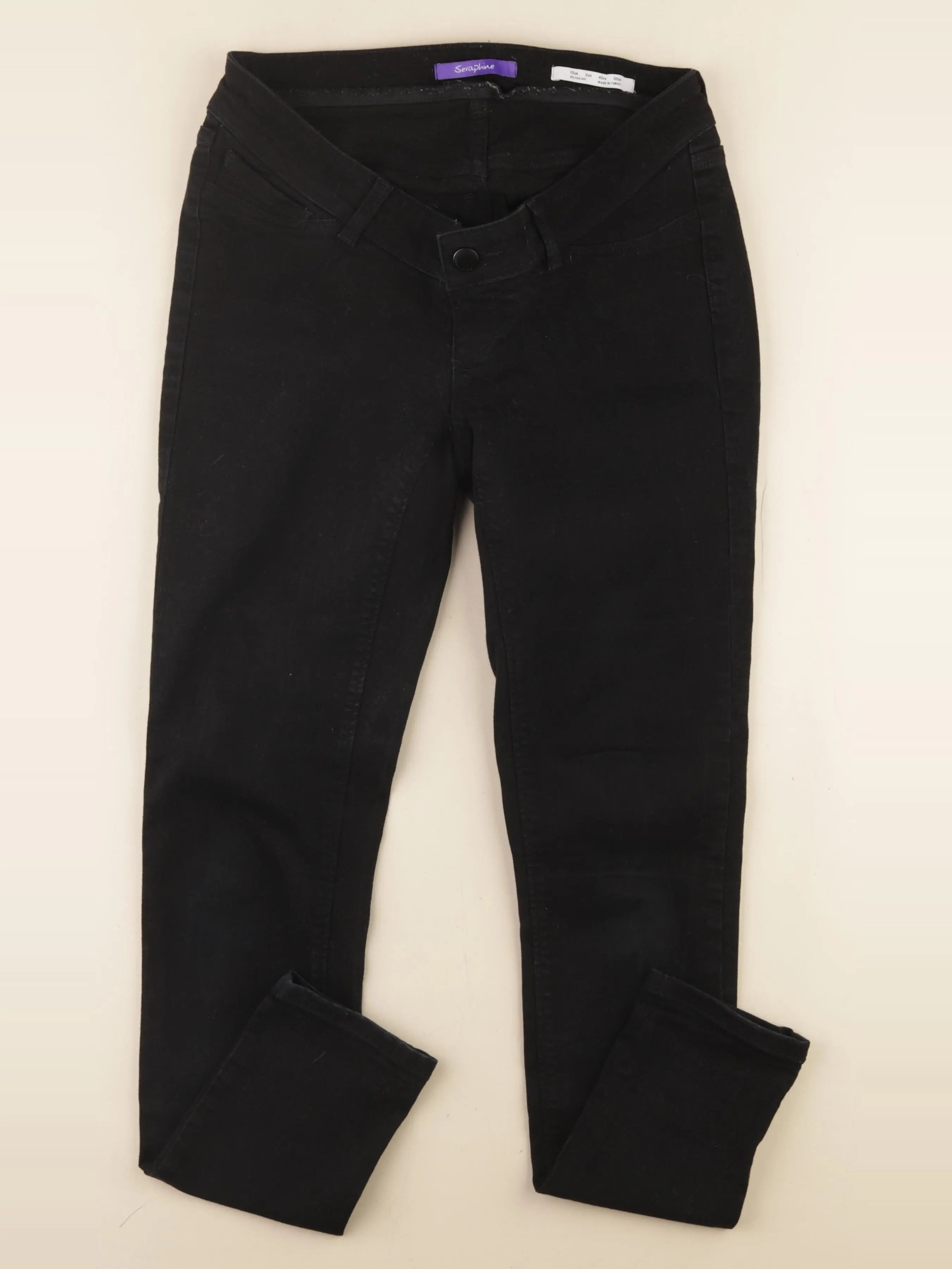 Seraphine - jean grossesse noir - 40