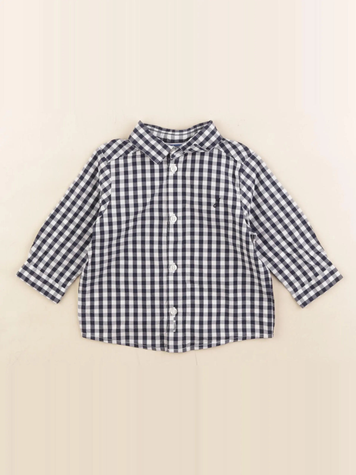 Jacadi - chemise bleu - 6 mois