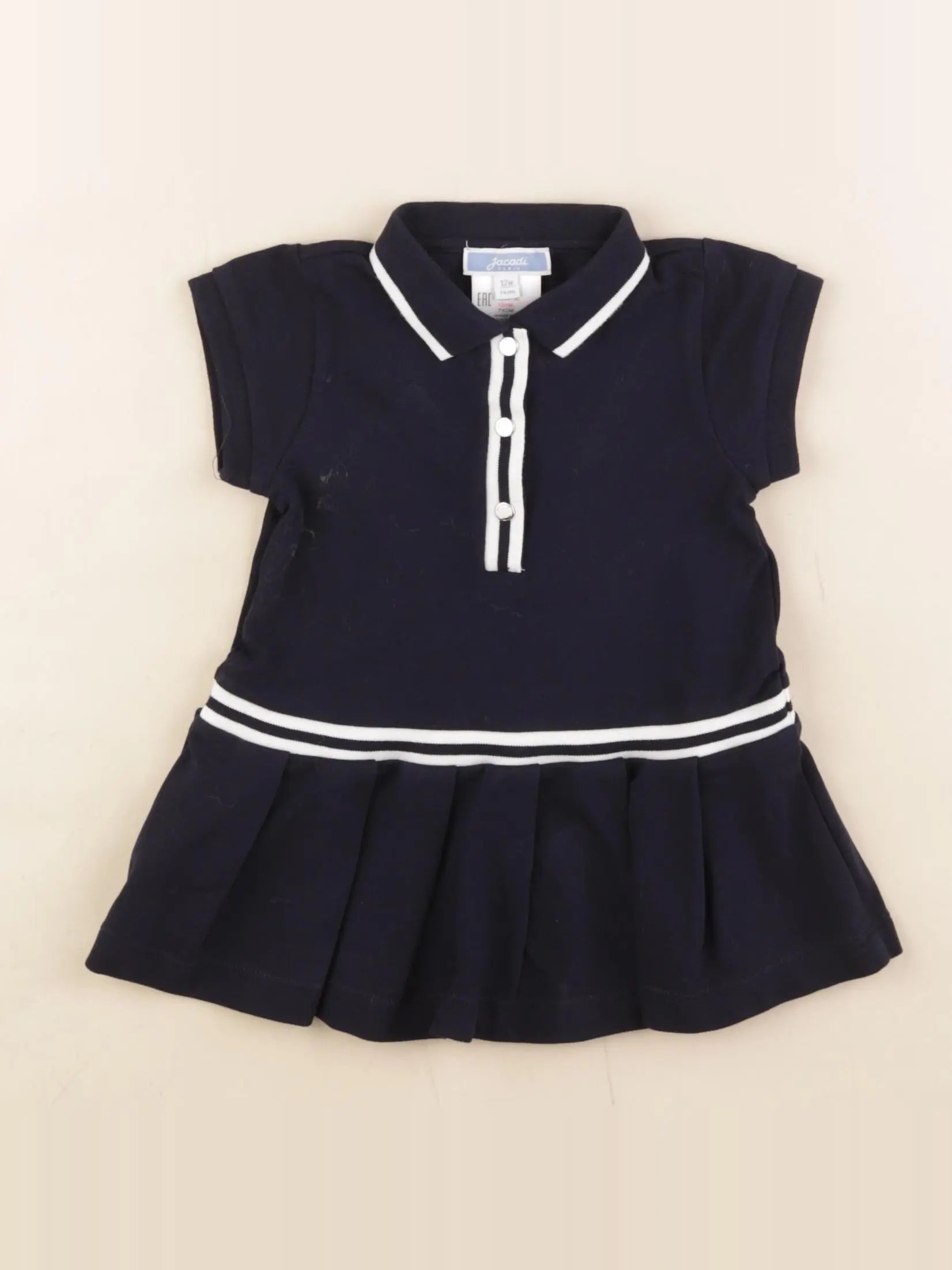 Jacadi - robe bleu - 12 mois