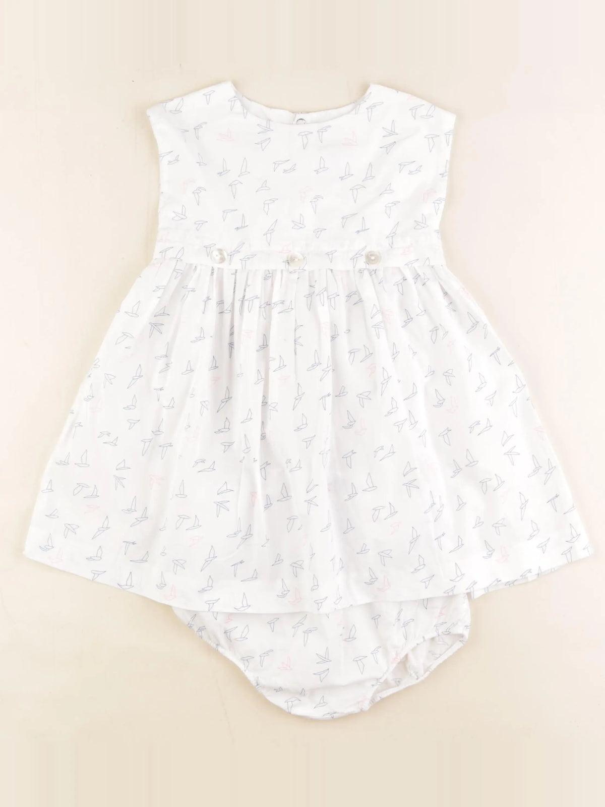 Jacadi - robe blanc - 36 mois