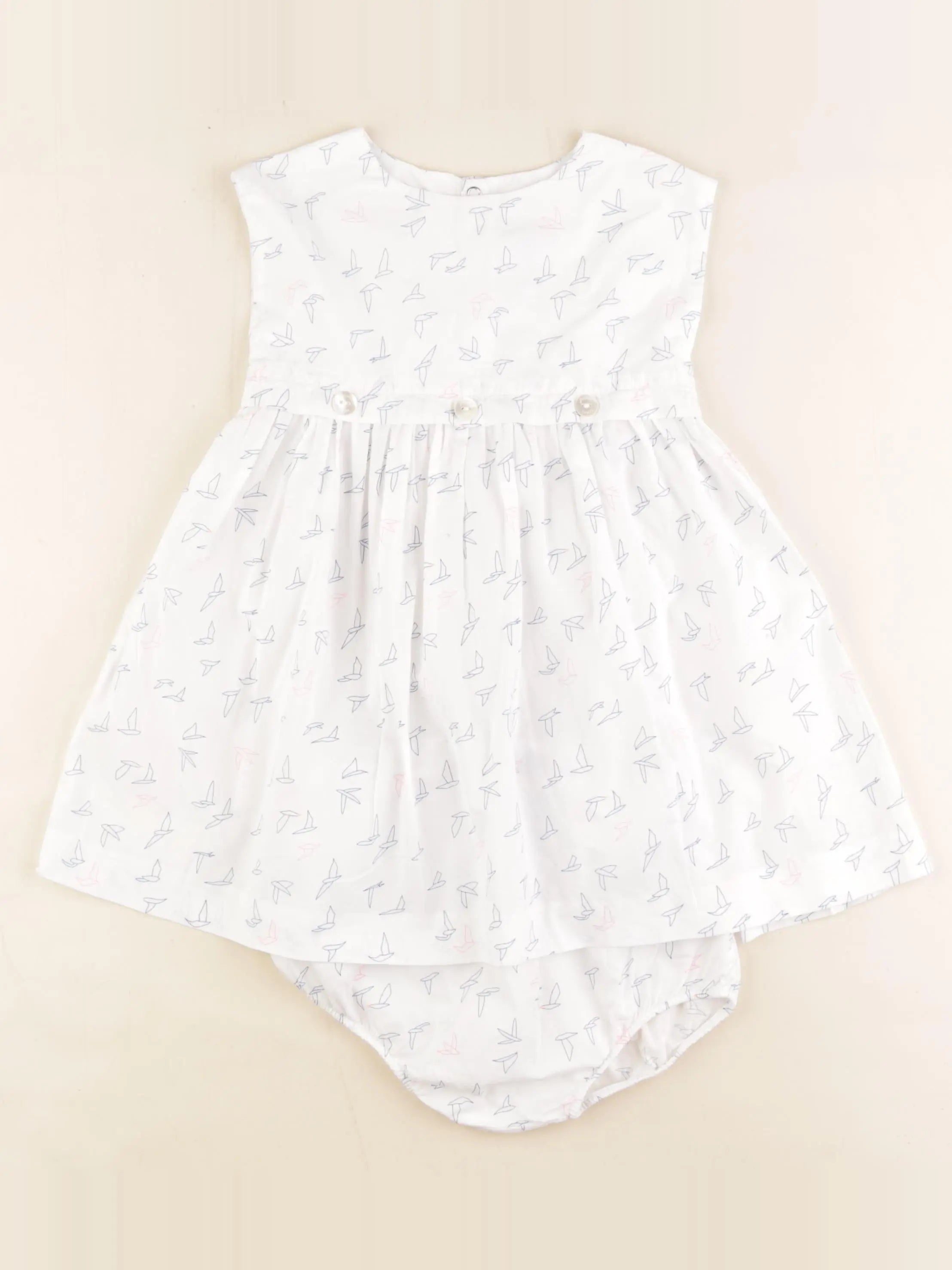 Jacadi - robe blanc - 36 mois