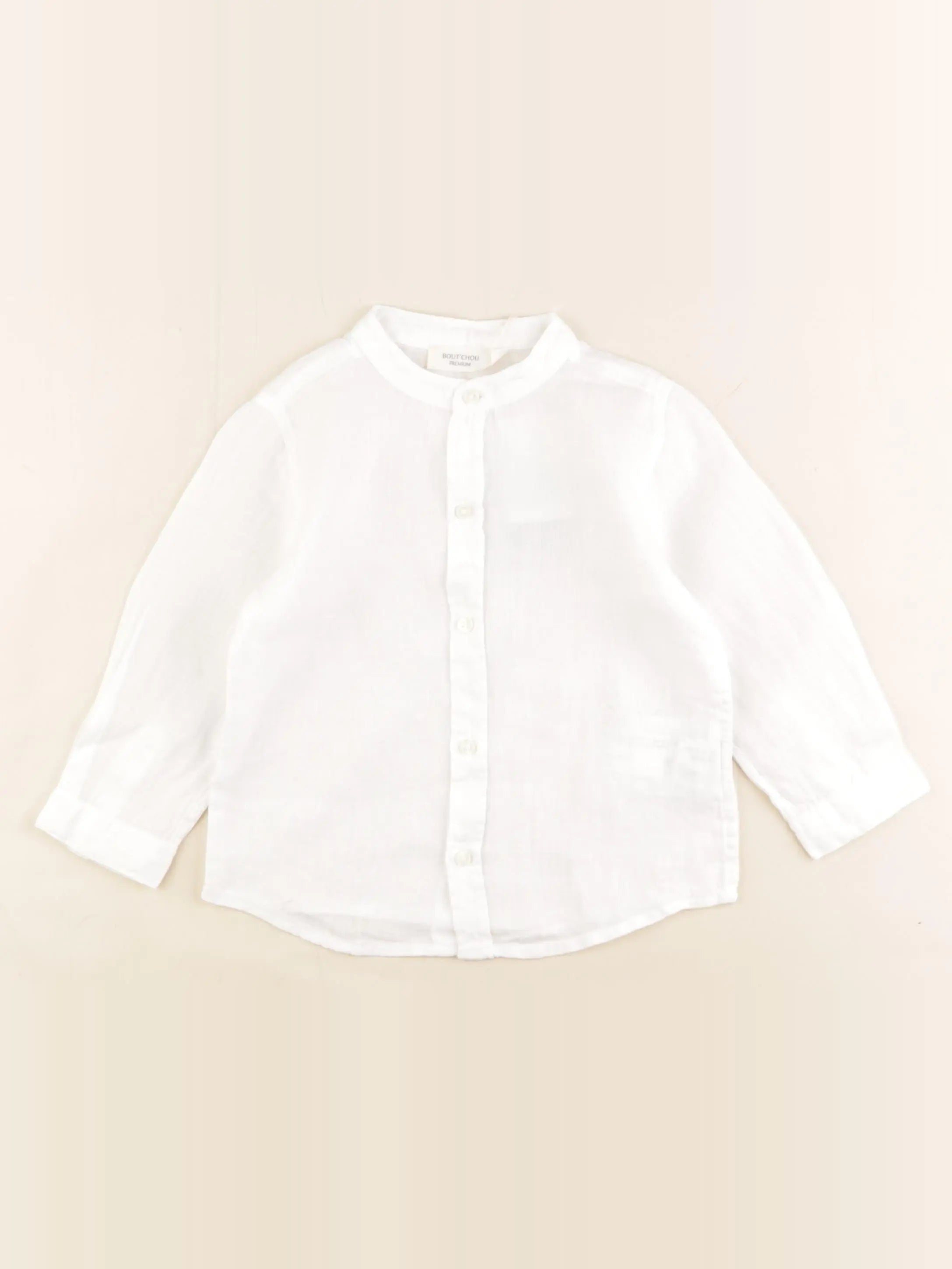 Boutchou - chemise blanc - 18 mois