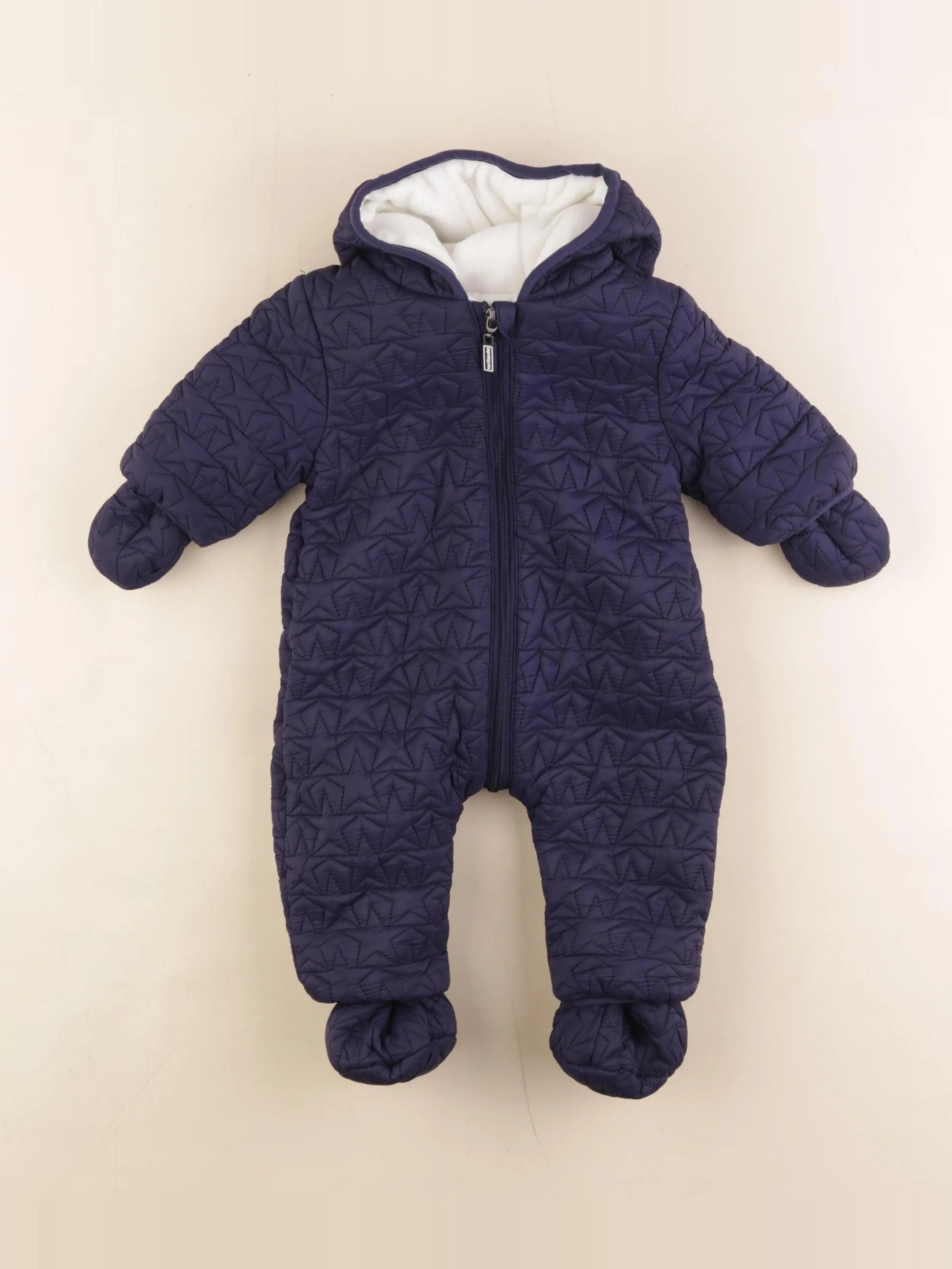 Vertbaudet - combi-pilote bleu - 3 mois