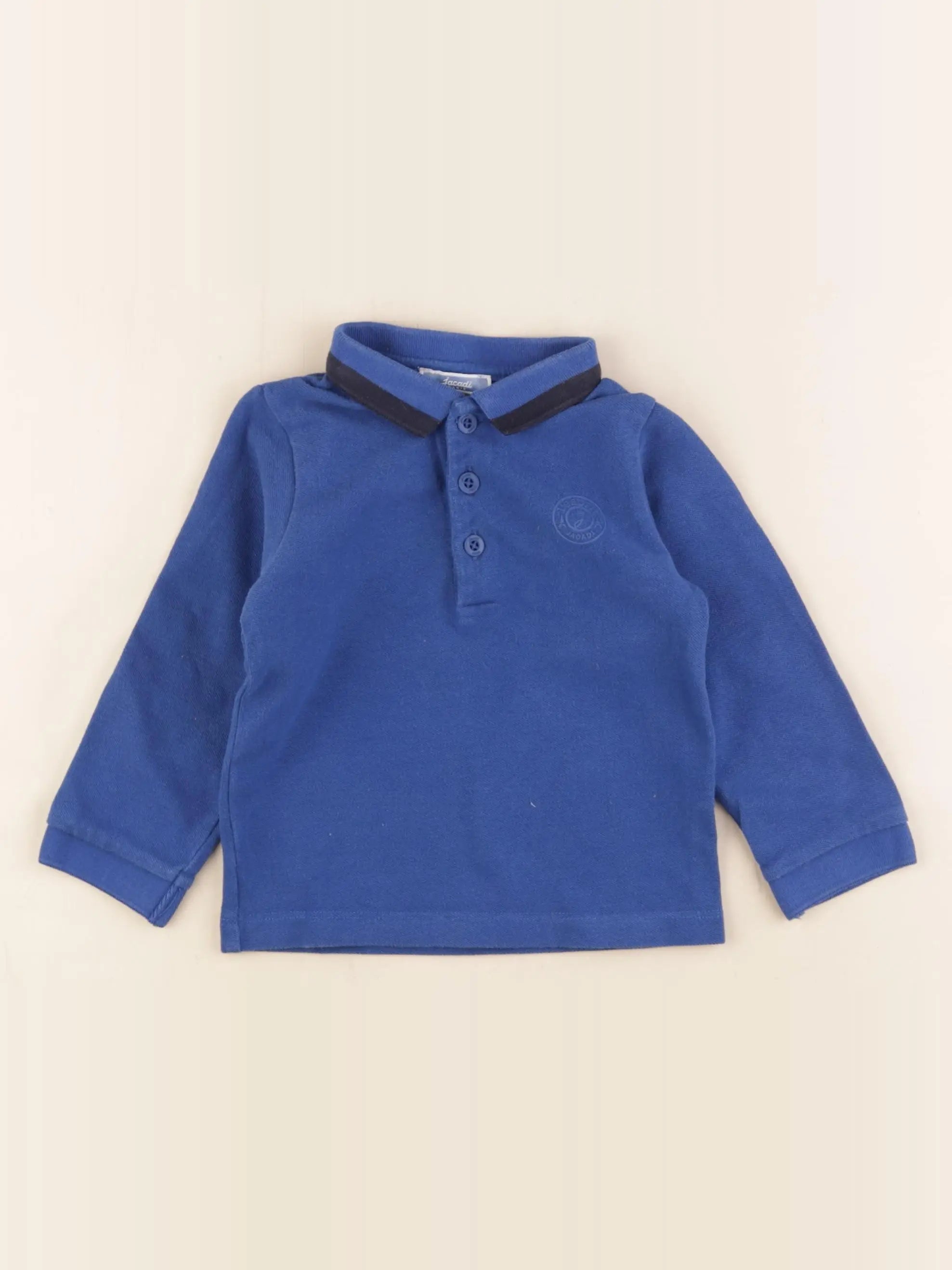 Jacadi - polo bleu - 24 mois
