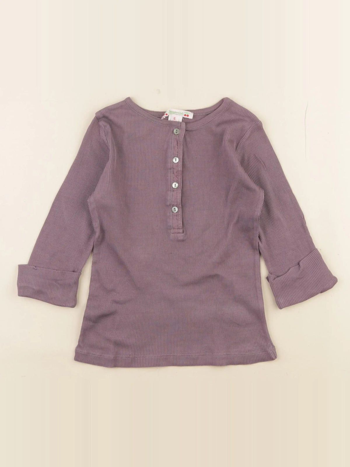 Bonpoint - tee-shirt violet - 6 ans