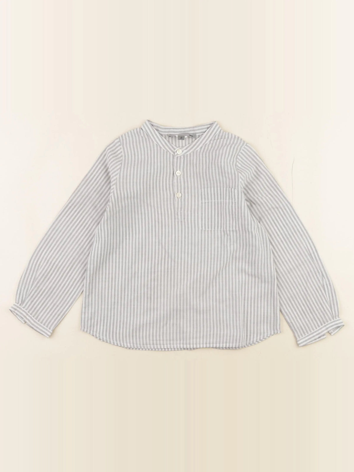 Bonpoint - chemise gris - 4 ans