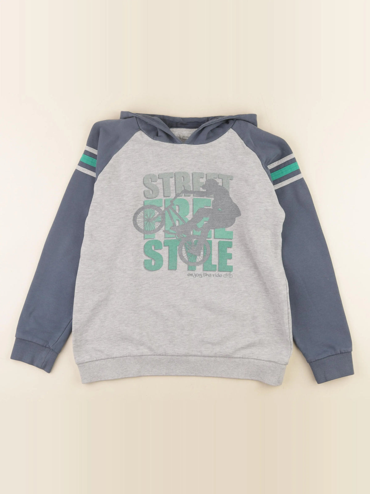 Vertbaudet - sweat multicolore - 14 ans