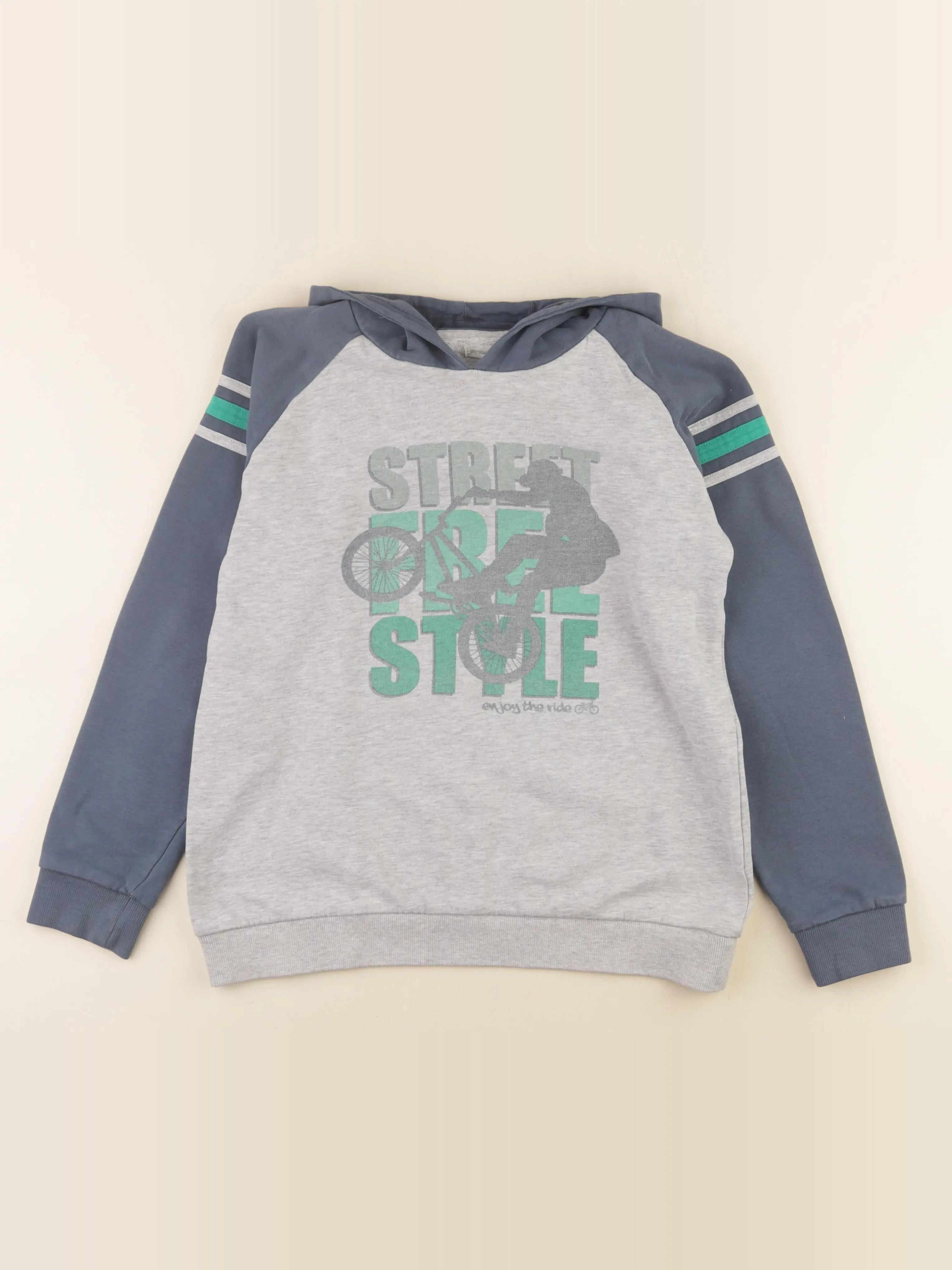 Vertbaudet - sweat multicolore - 14 ans
