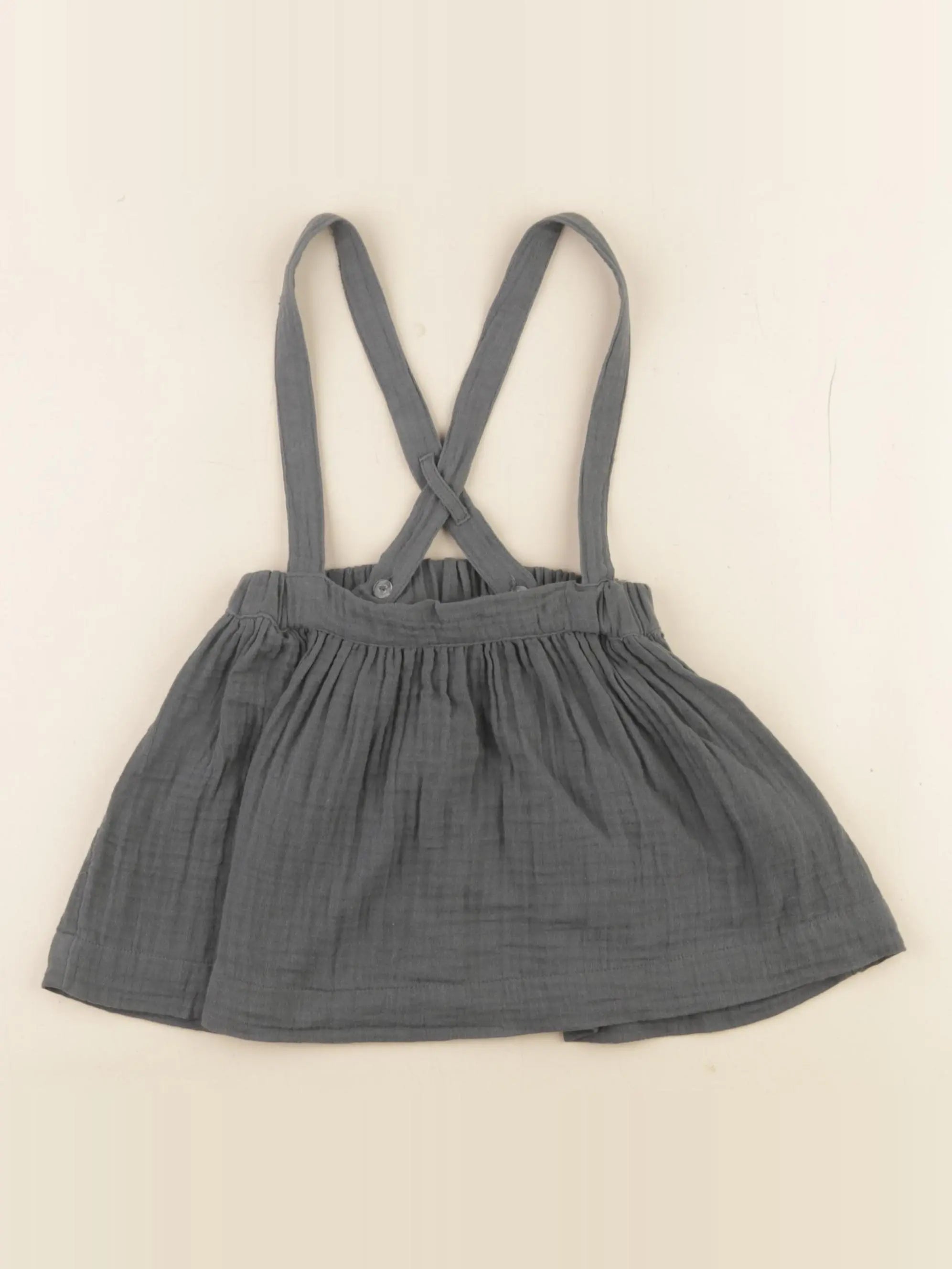 Vertbaudet - robe gris - 24 mois