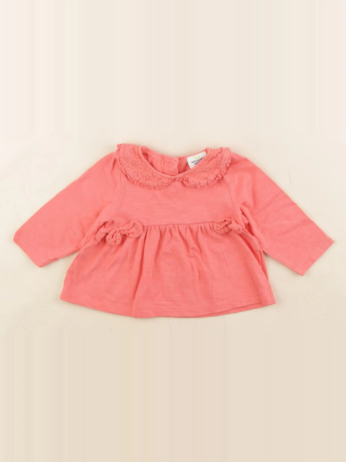 Tape à l'oeil - tee-shirt rose - 3 mois