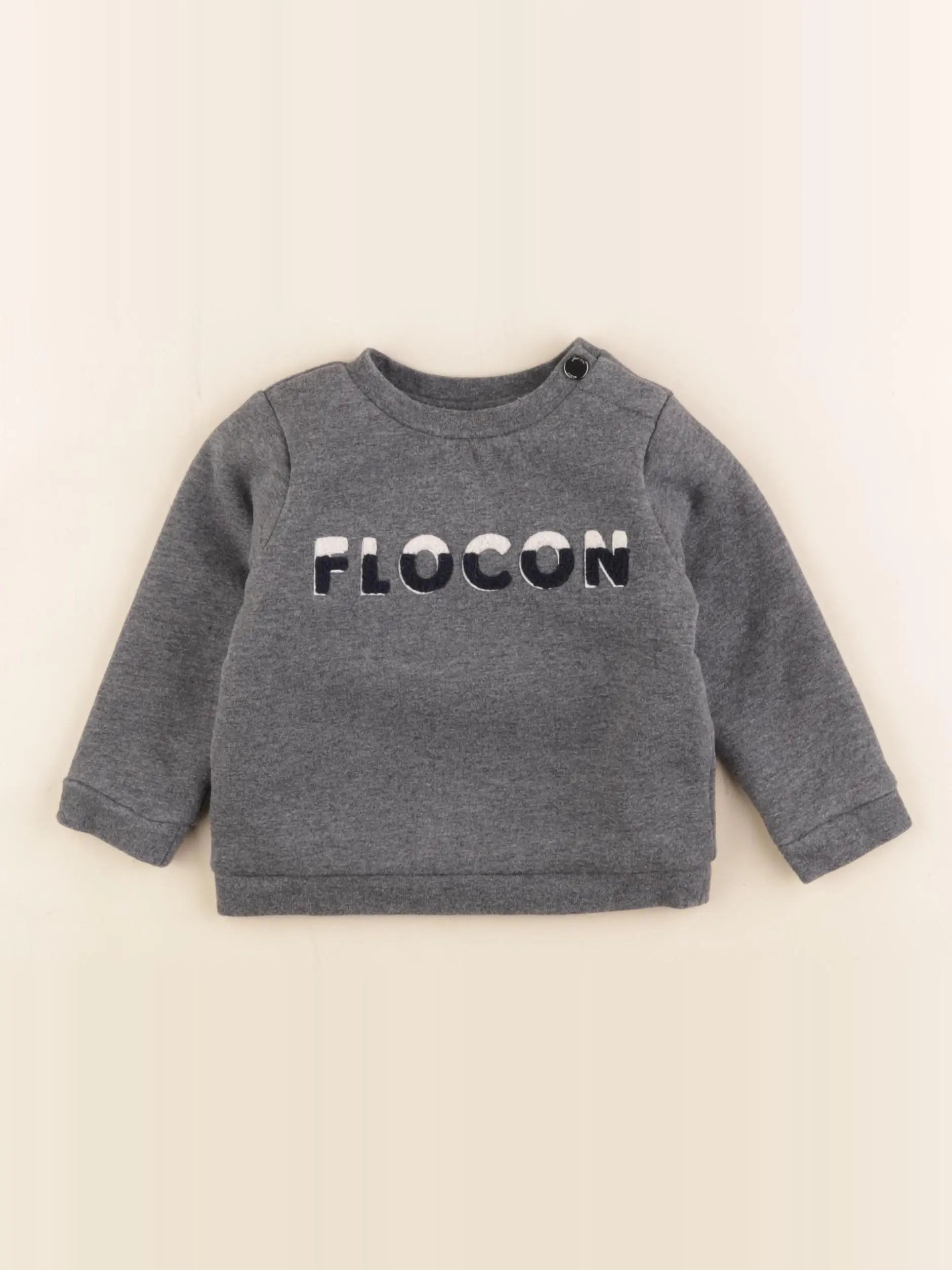 Jacadi - sweat gris - 12 mois