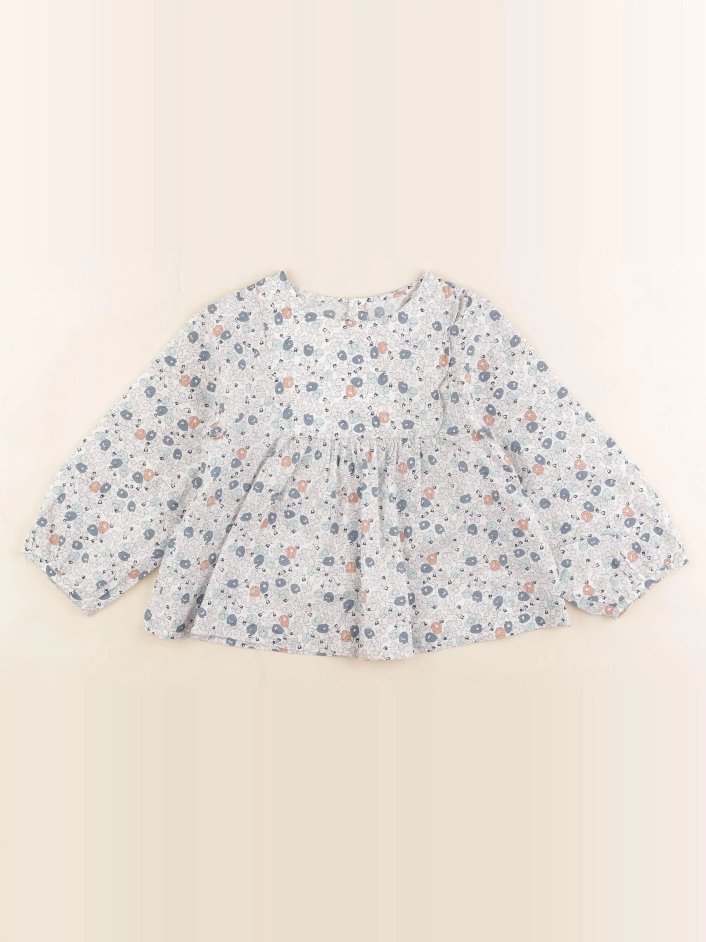 Jacadi - blouse liberty multicolore - 24 mois