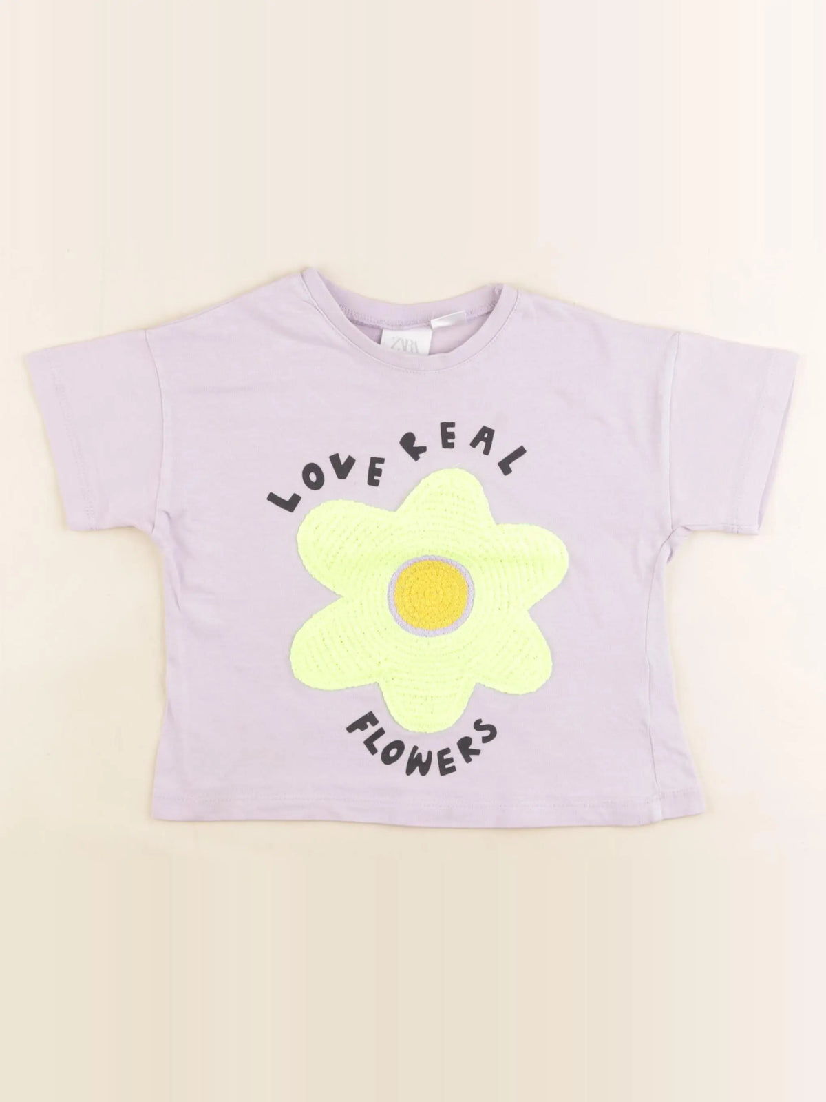 Zara - tee-shirt violet - 18/24 mois