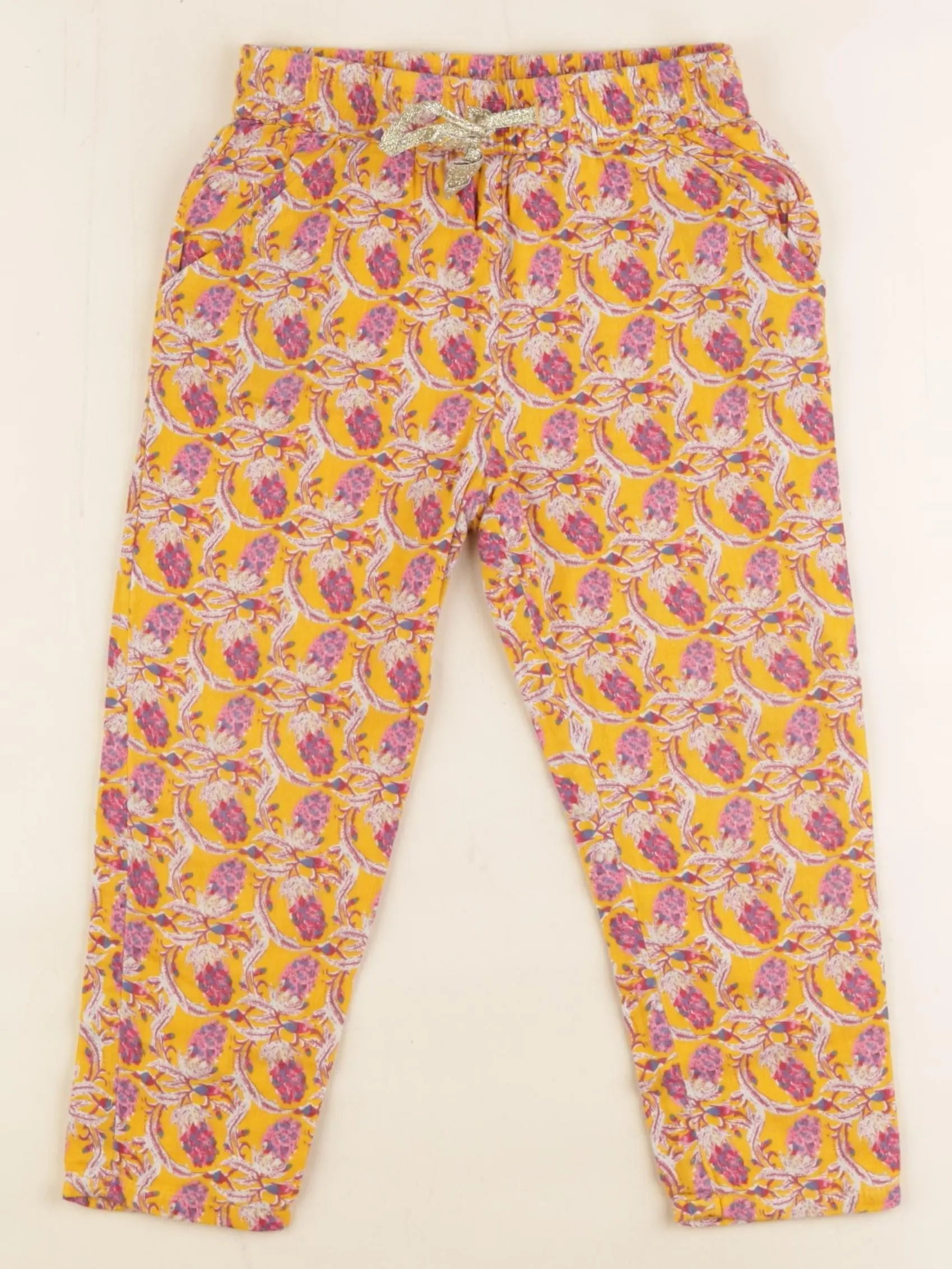 Louise Misha - pantalon jaune, rose - 24/36 mois