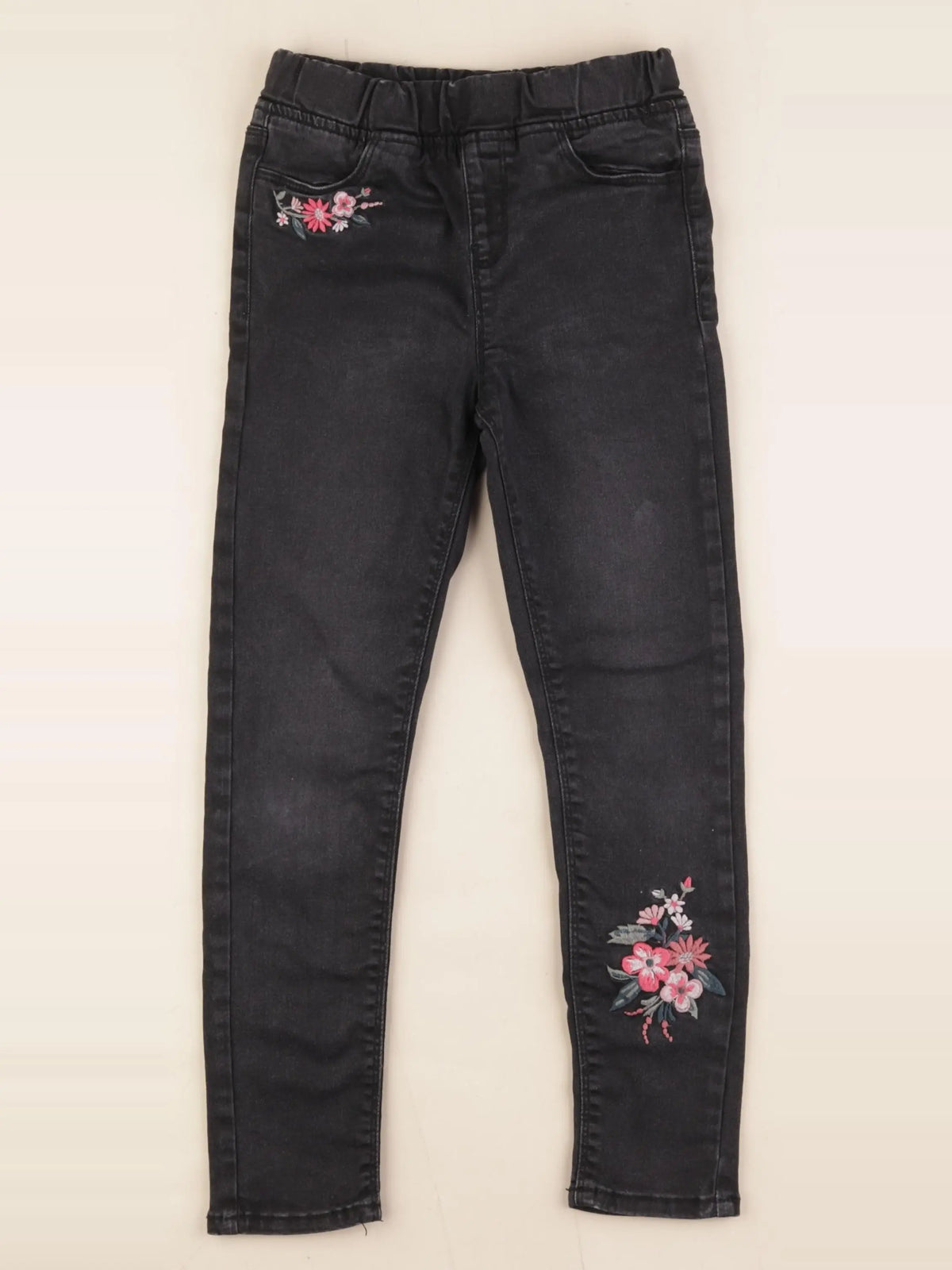 Vertbaudet - jegging noir - 8 ans
