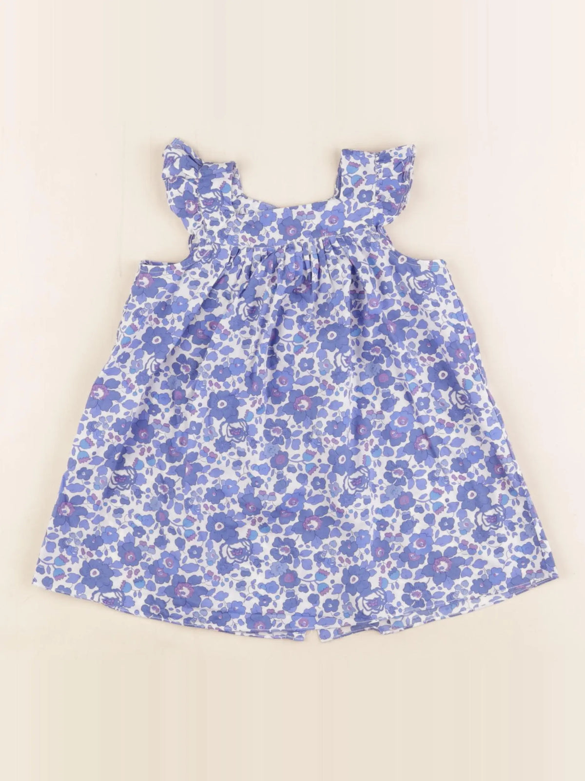 Jacadi - robe liberty bleu - 6 mois