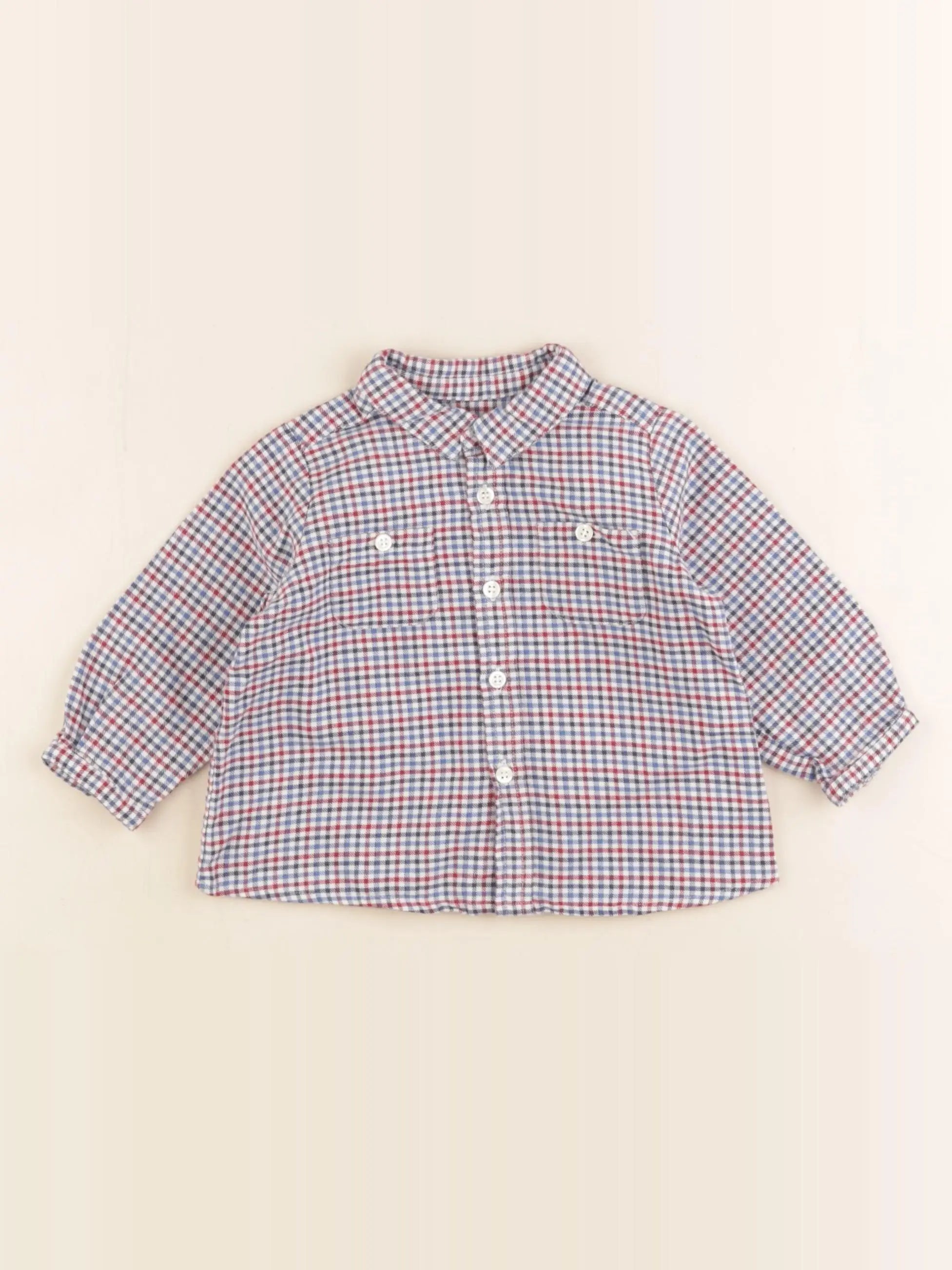 Bonpoint - chemise multicolore - 6 mois