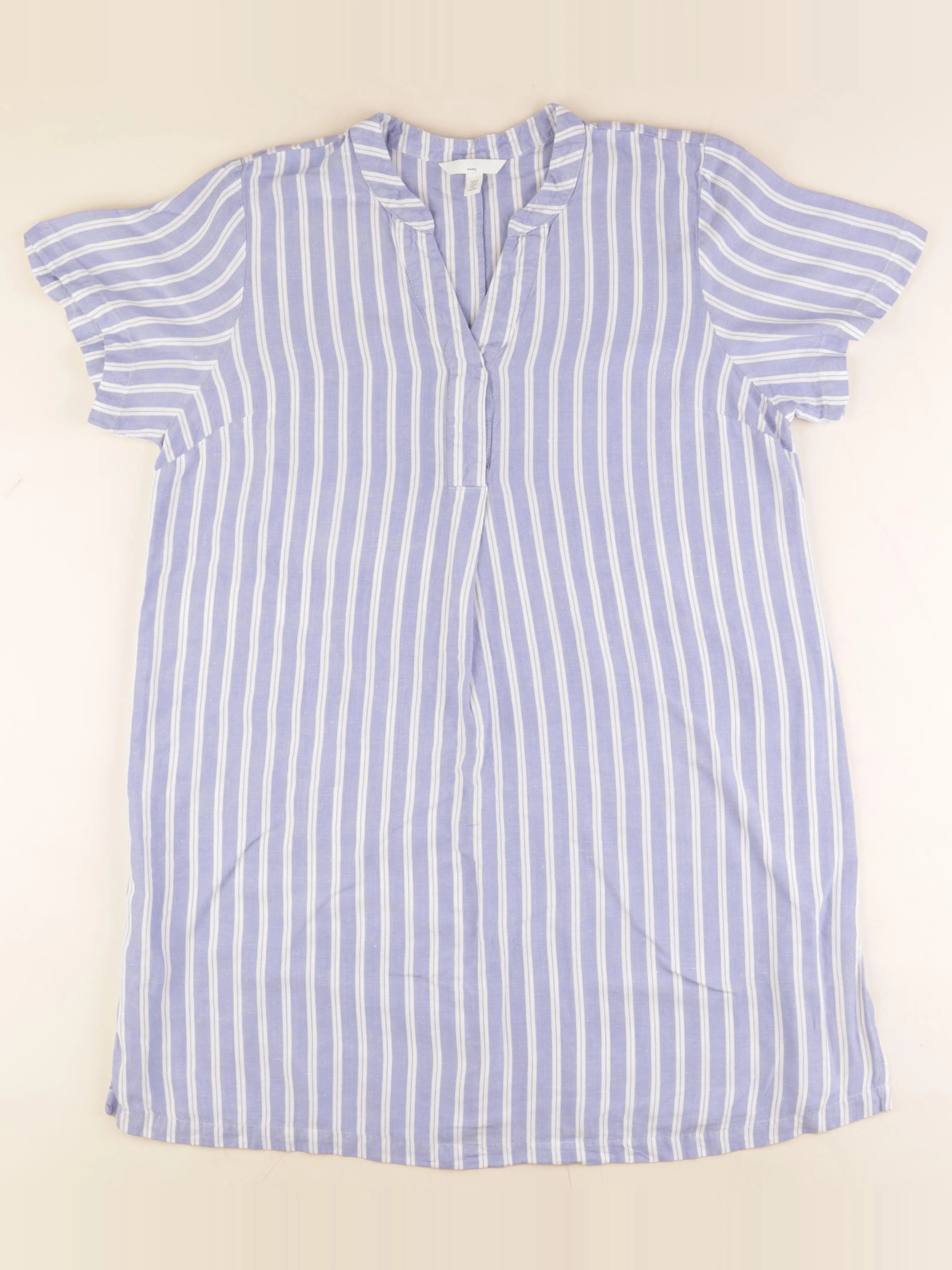 H&M - robe grossesse bleu - m