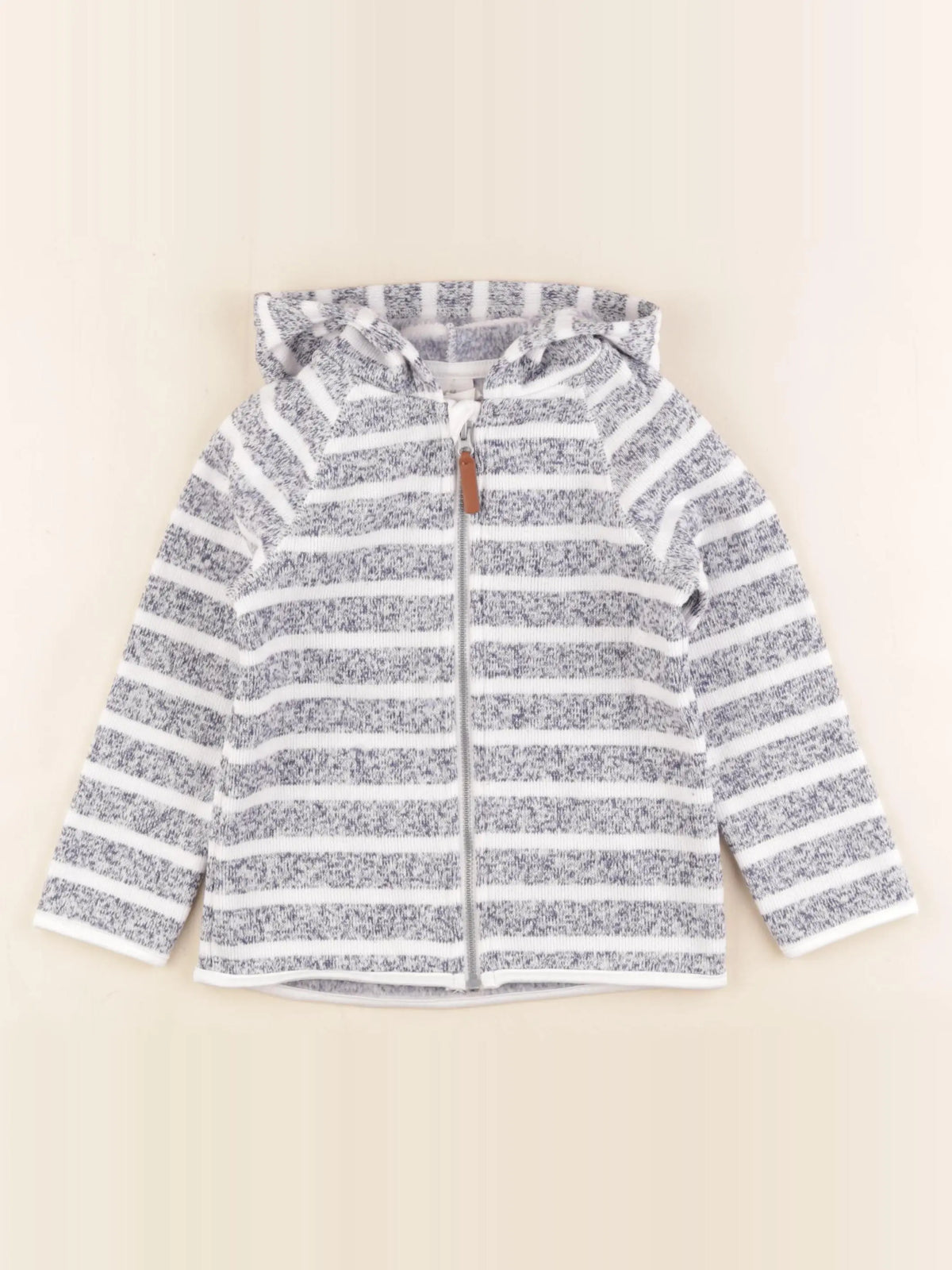 H&M - sweat blanc - 18/24 mois