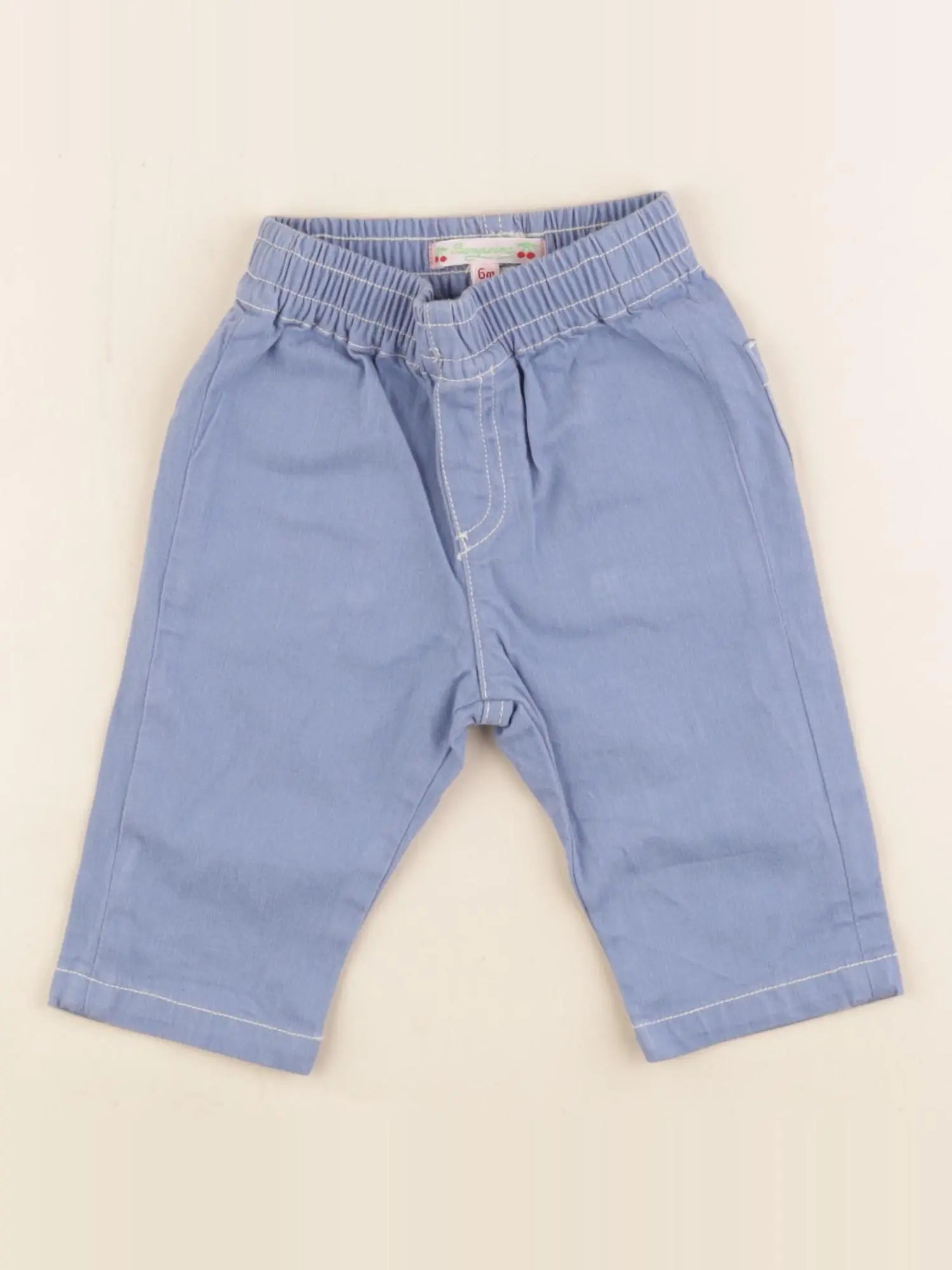 Bonpoint - pantalon bleu - 6 mois