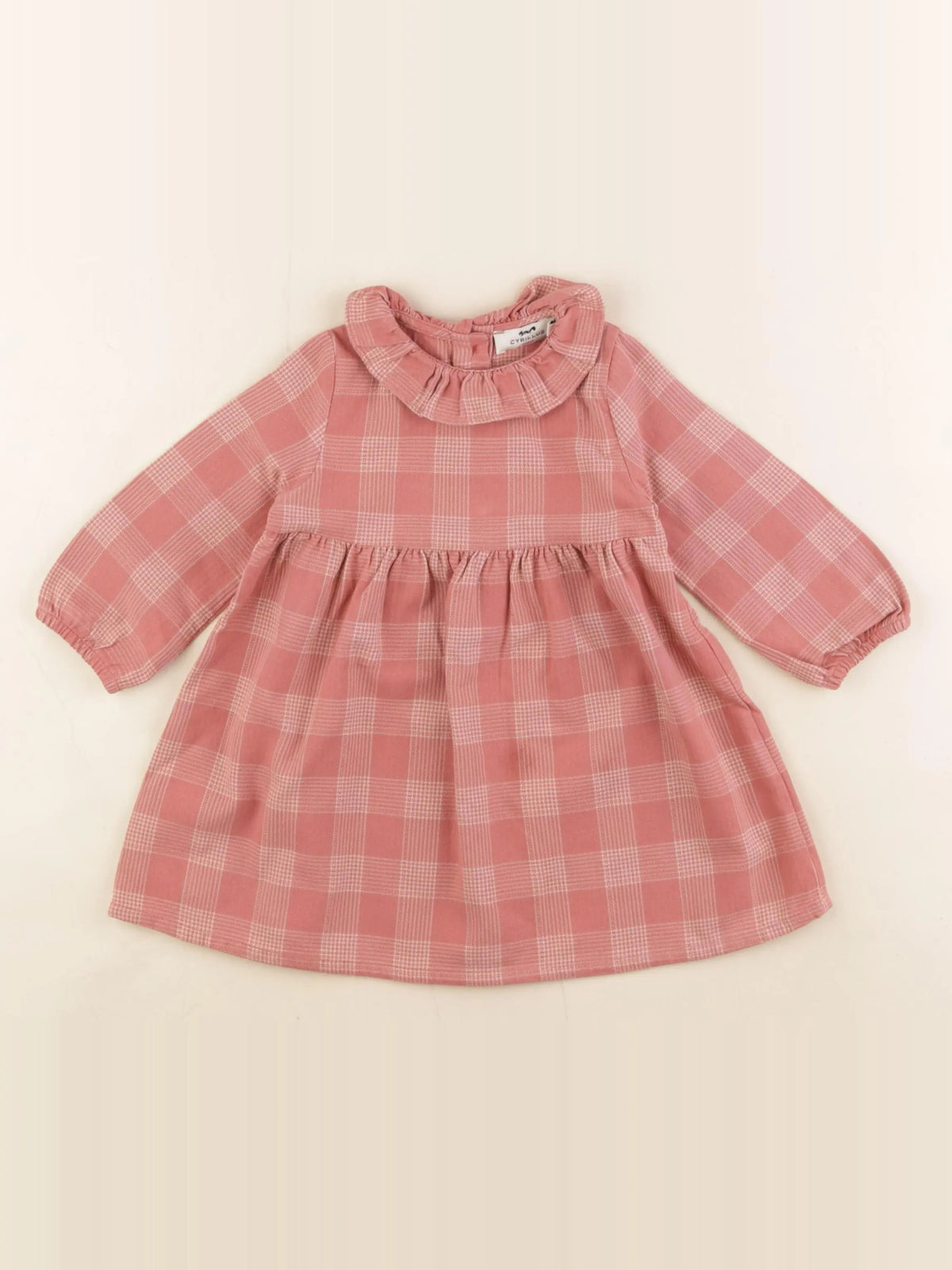 Cyrillus - robe rose - 9 mois