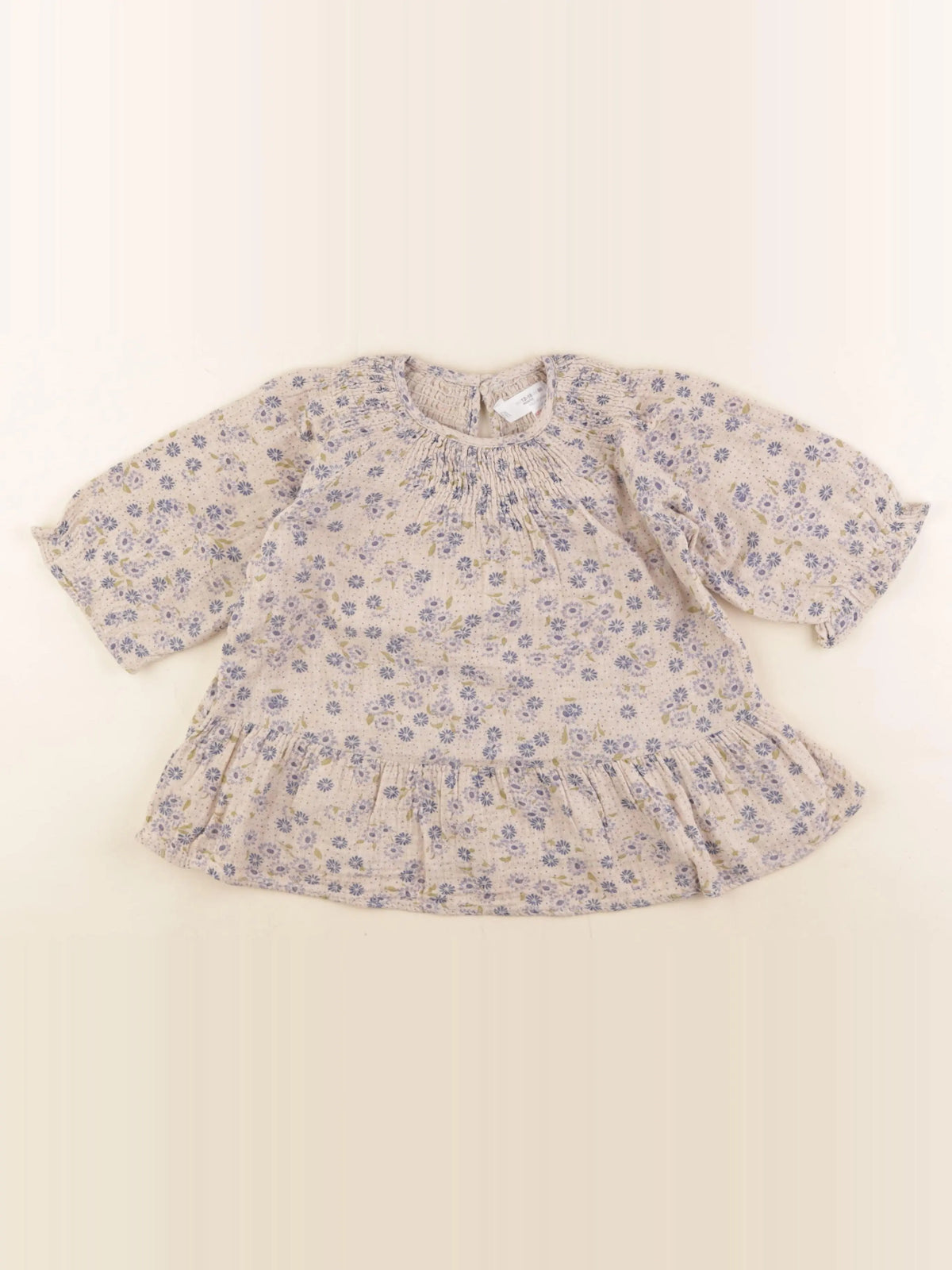 Zara - robe multicolore - 12/18 mois