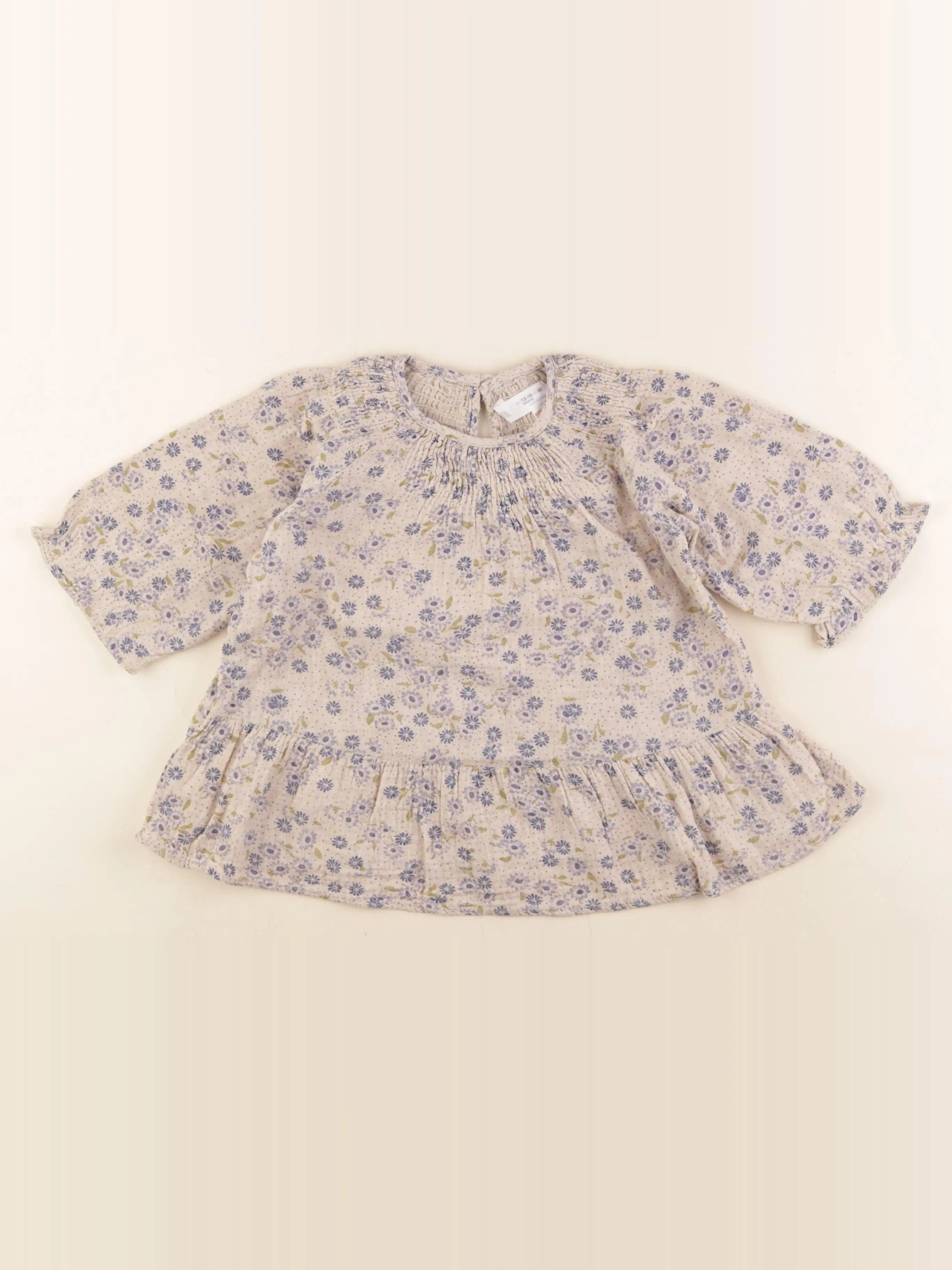Zara - robe multicolore - 12/18 mois