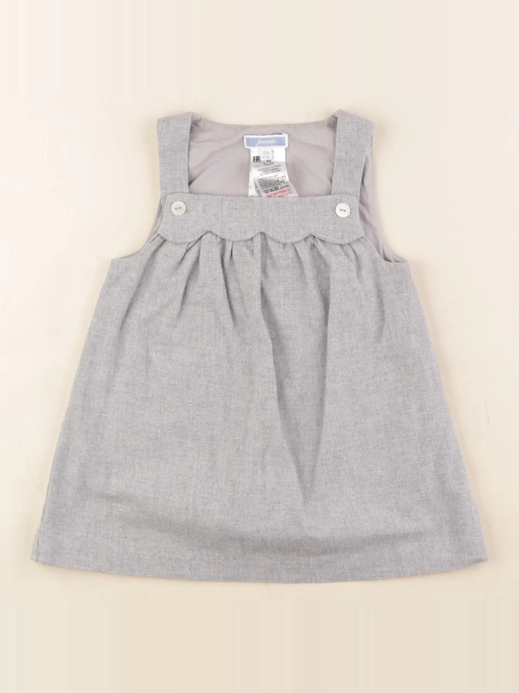 Jacadi - robe gris - 18 mois