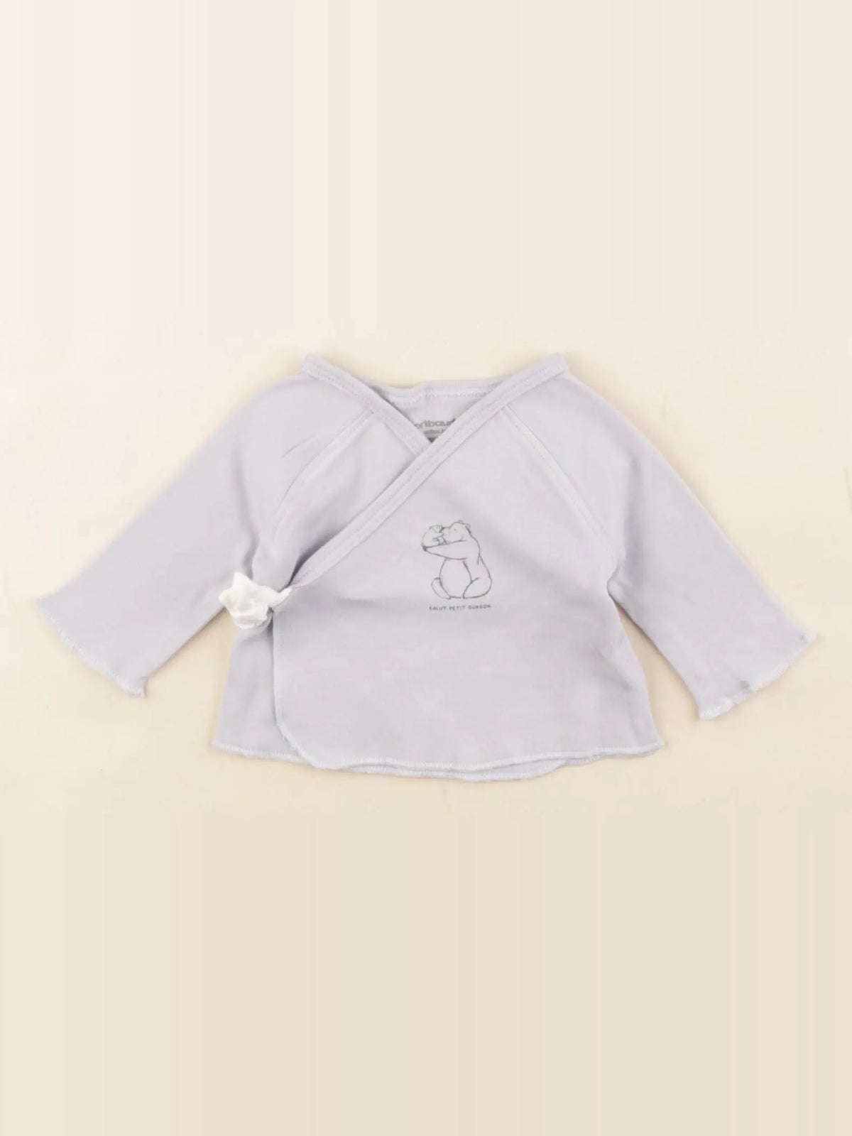 Vertbaudet - tee-shirt bleu - 1 mois