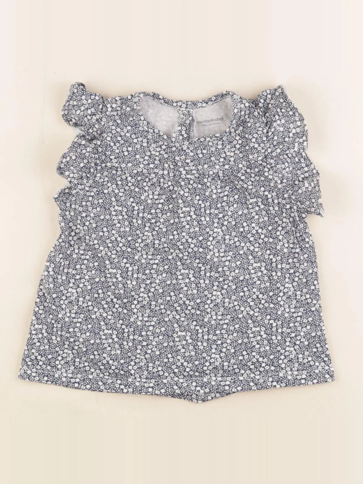 Vertbaudet - tee-shirt bleu - 36 mois