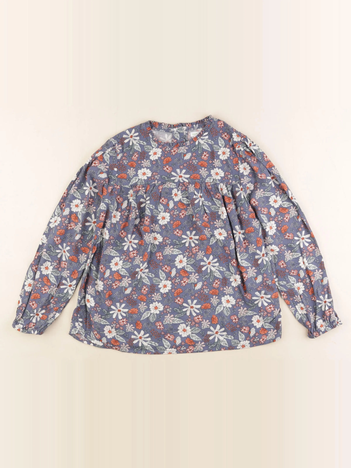 Vertbaudet - blouse bleu - 9 ans